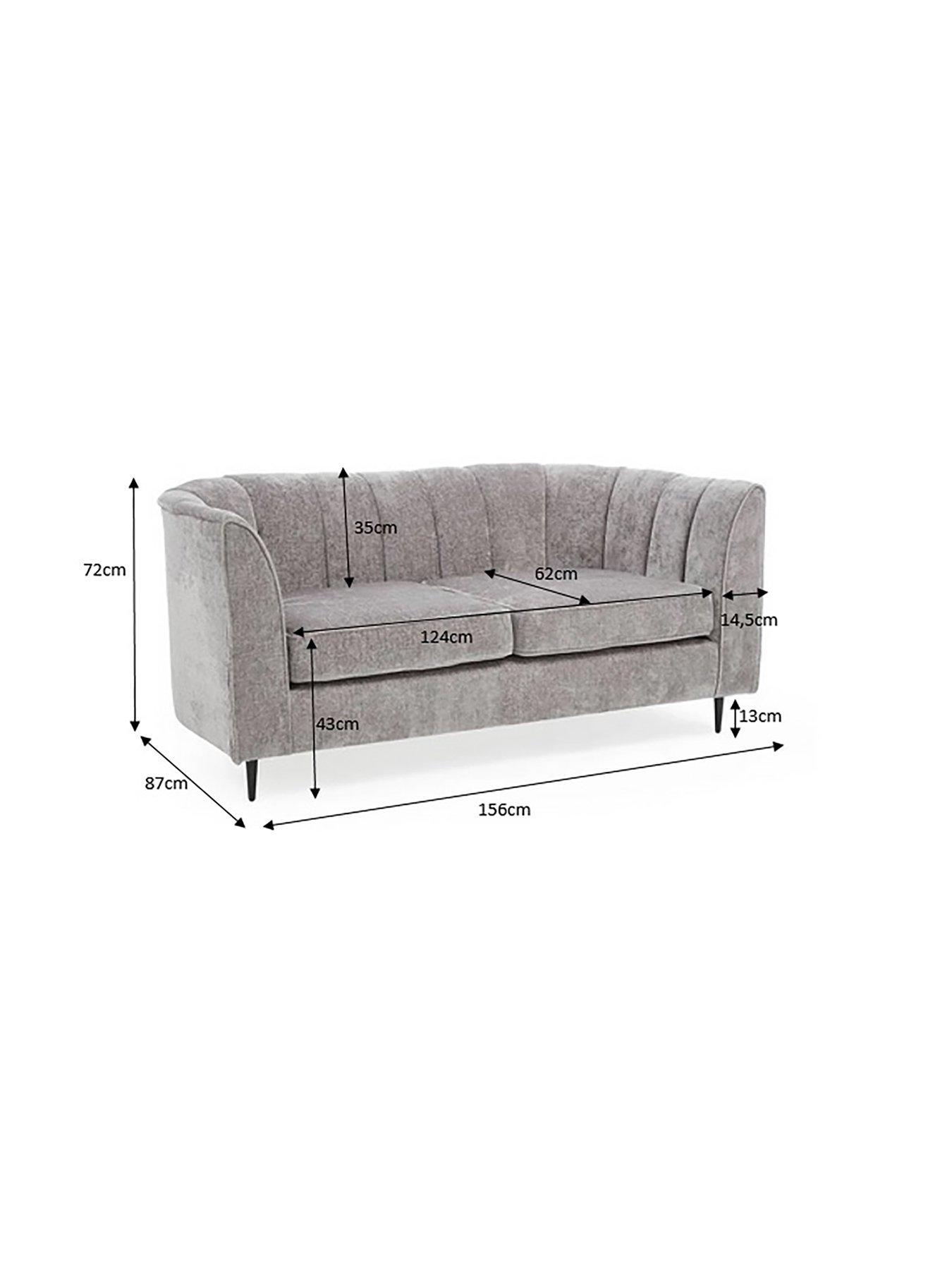 Image 7 of 7 of The Very Collection Guild 2 Seater Fabric Sofa - Olive