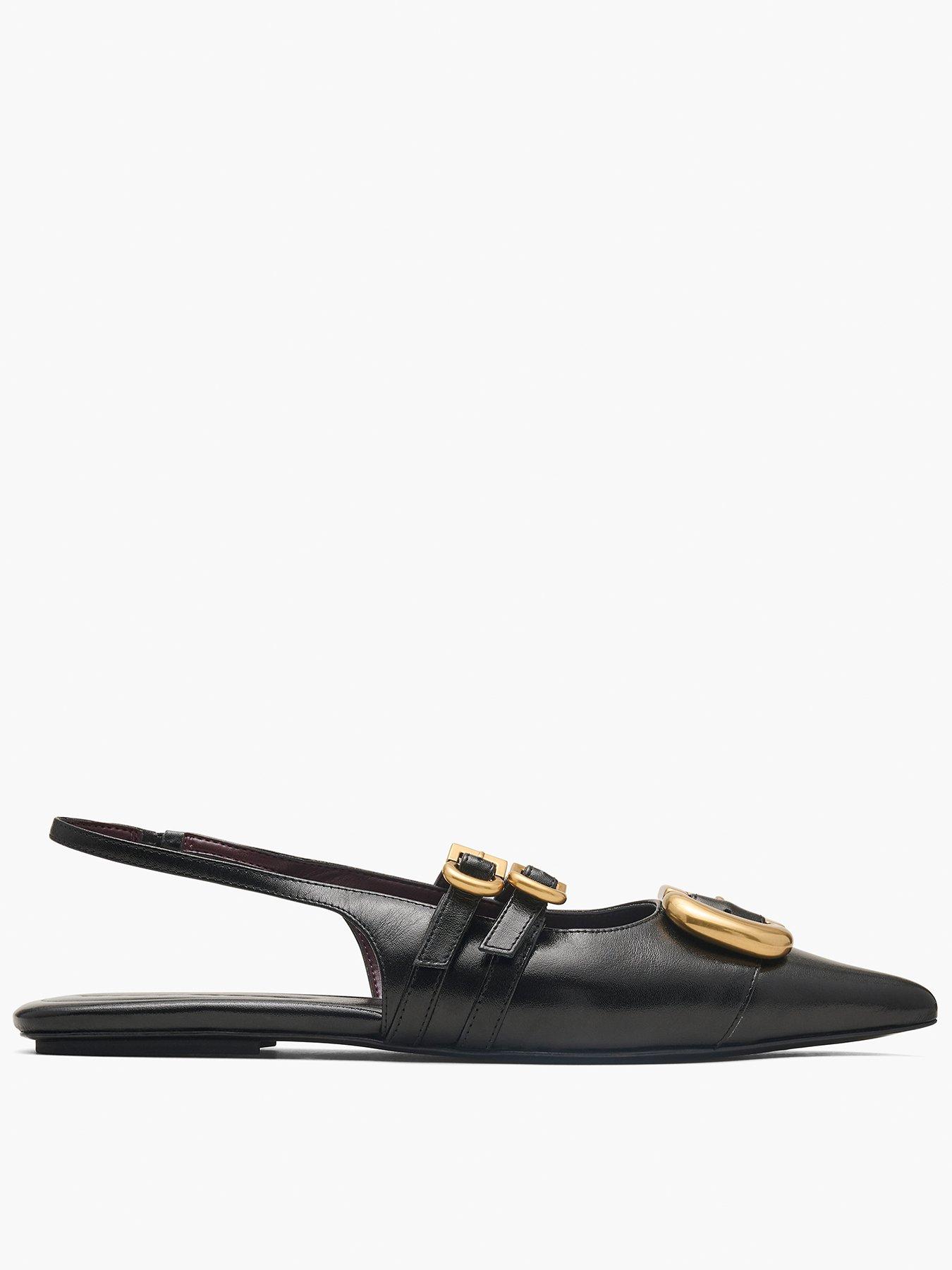 undefined The Doll Shoe Slingbacks - Black