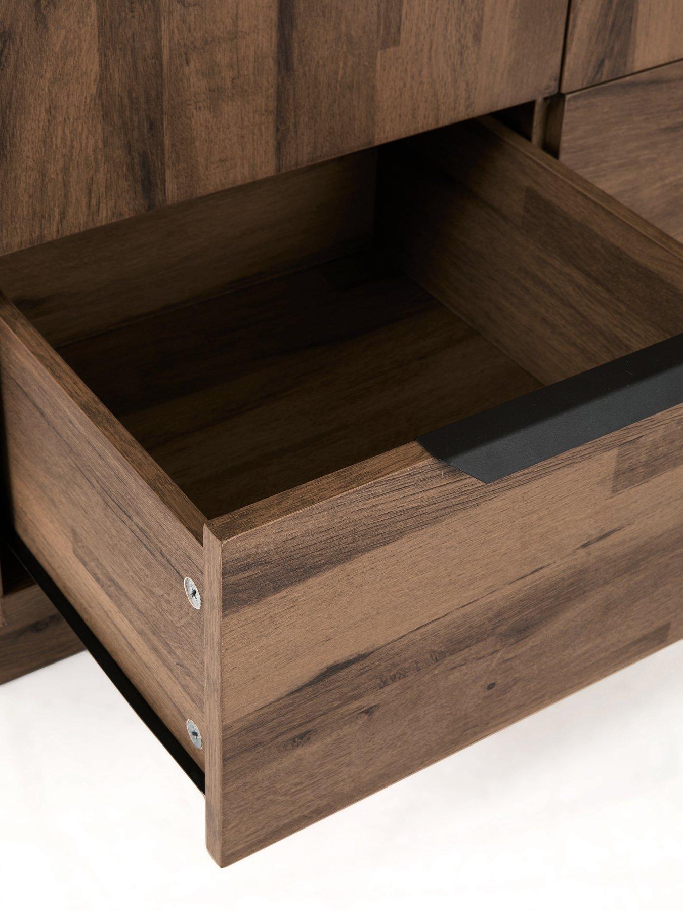 Image 7 of 7 of Very Home Harlem 3 Door, 2 Drawer Wardrobe - Mid Oak Effect - FSC&reg; Certified