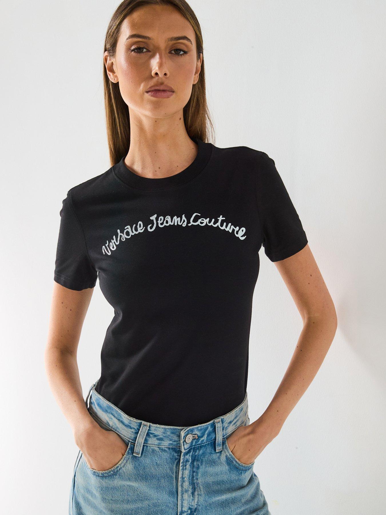 undefined Script Logo T-Shirt - Black