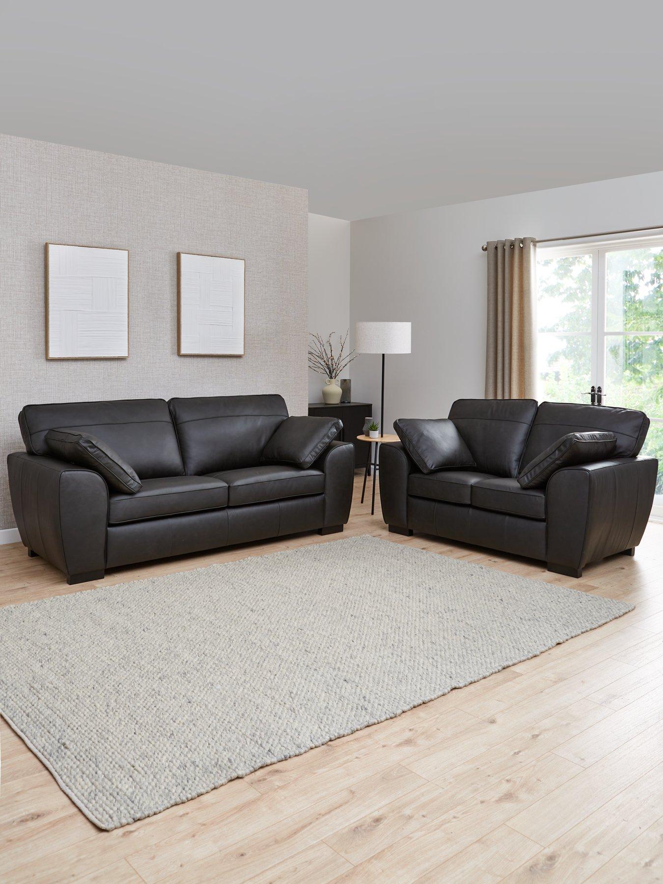 undefined Sona 3 + 2 Seater Leather Sofa Set (Buy  &  SAVE!)