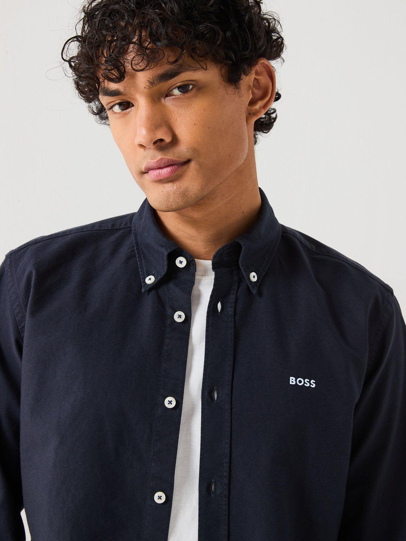boss-roan-slim-fit-button-down-logo-oxford-shirt--navyoutfit