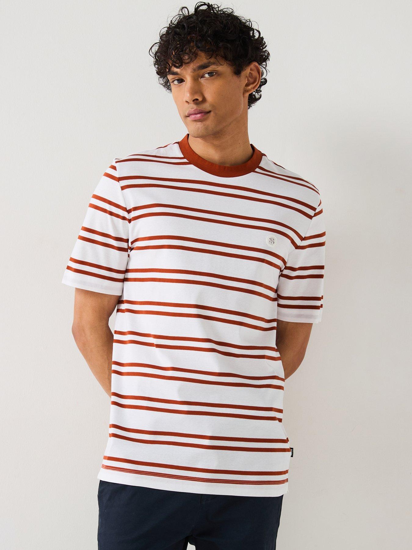 Image 1 of 6 of BOSS C-Taut Regular Fit Logo T-Shirt - Dark Orange
