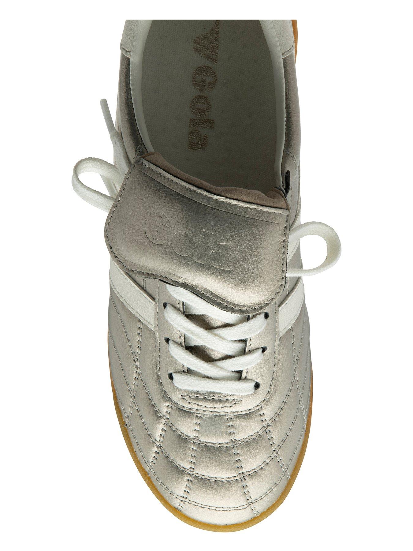 Image 4 of 5 of Gola Women's Stadium 86 Trainers - Silver