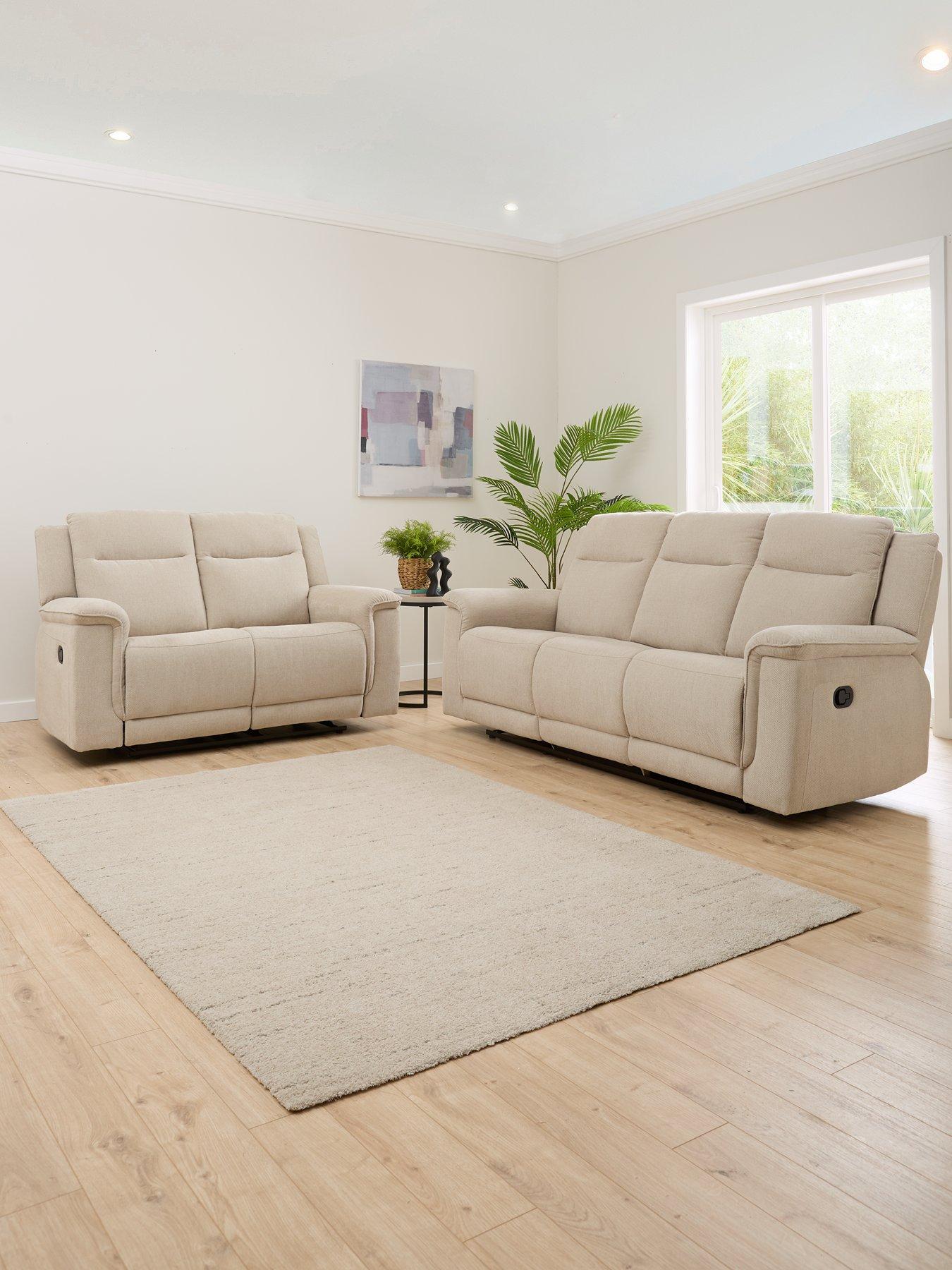 Very Home Miro 3 + 2 Seater Fabric Sofas