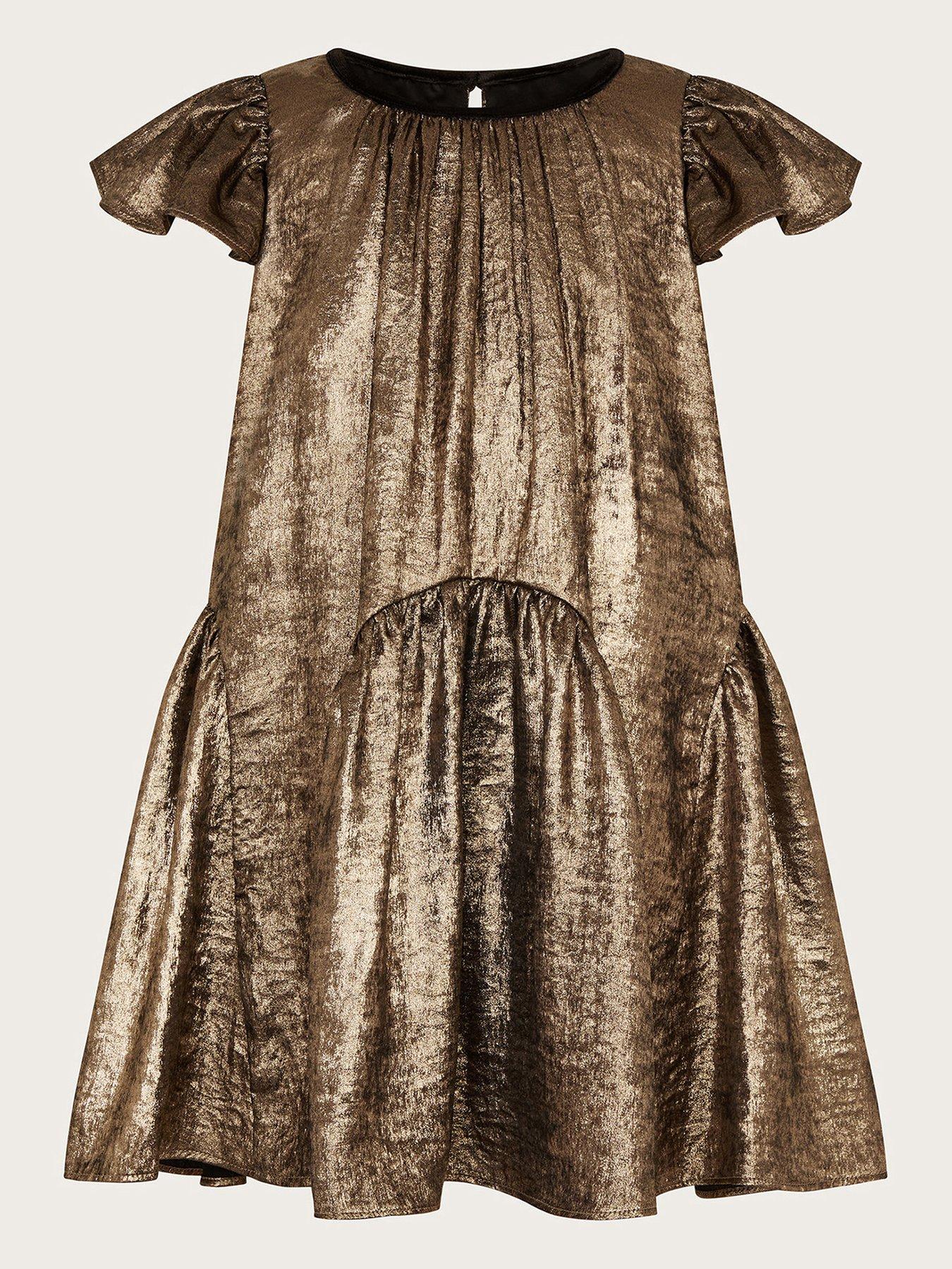 monsoon-girls-samantha-shimmer-drop-waist-dress-gold