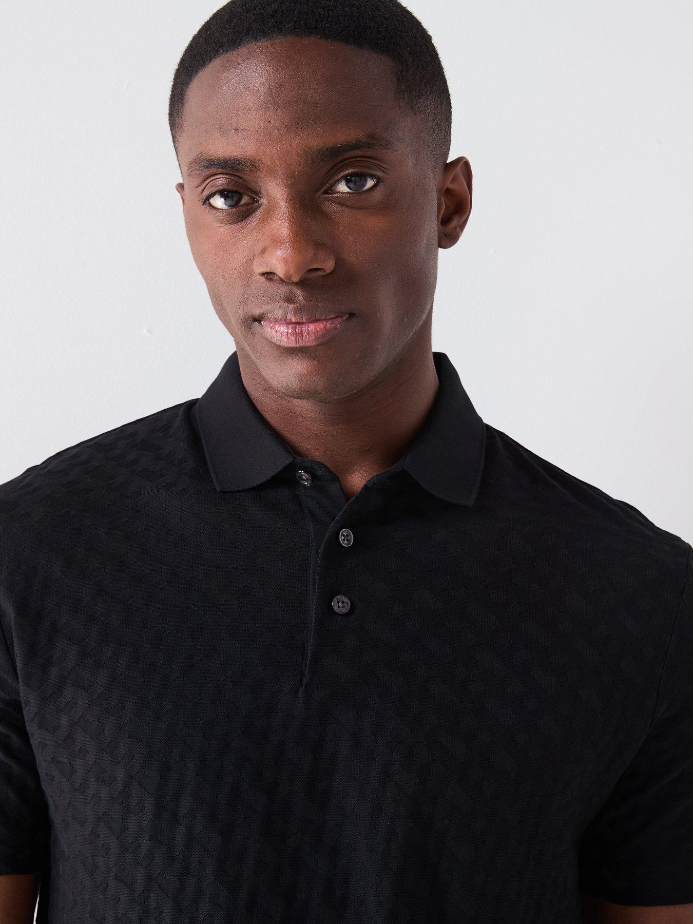 boss-h-pack-80-all-over-jacquard-regular-fit-polo-shirt-blackoutfit