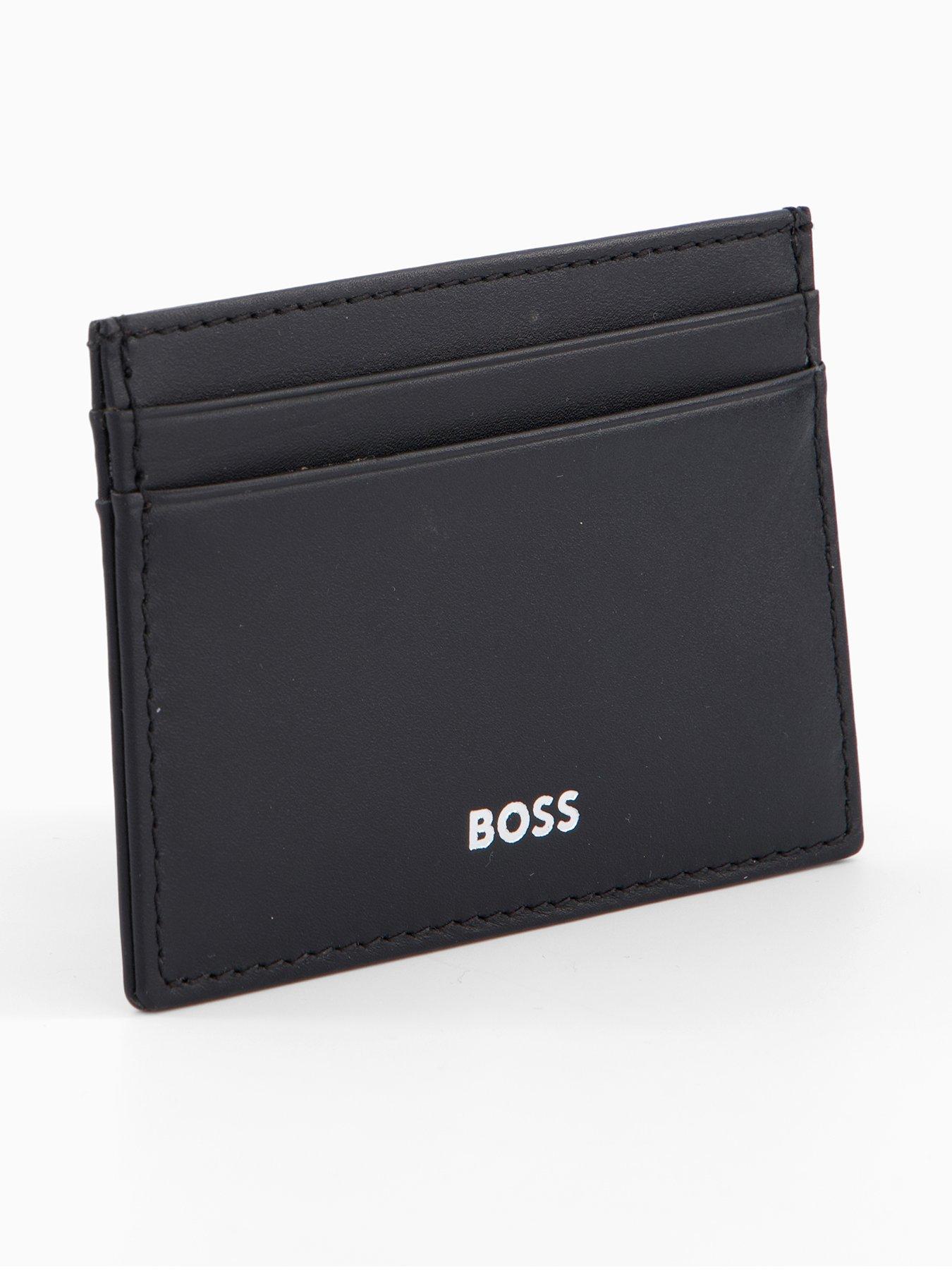 Image 2 of 4 of BOSS Randy Leather Card Holder - Black