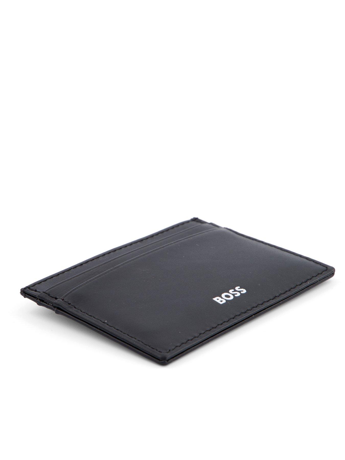 Image 3 of 4 of BOSS Randy Leather Card Holder - Black
