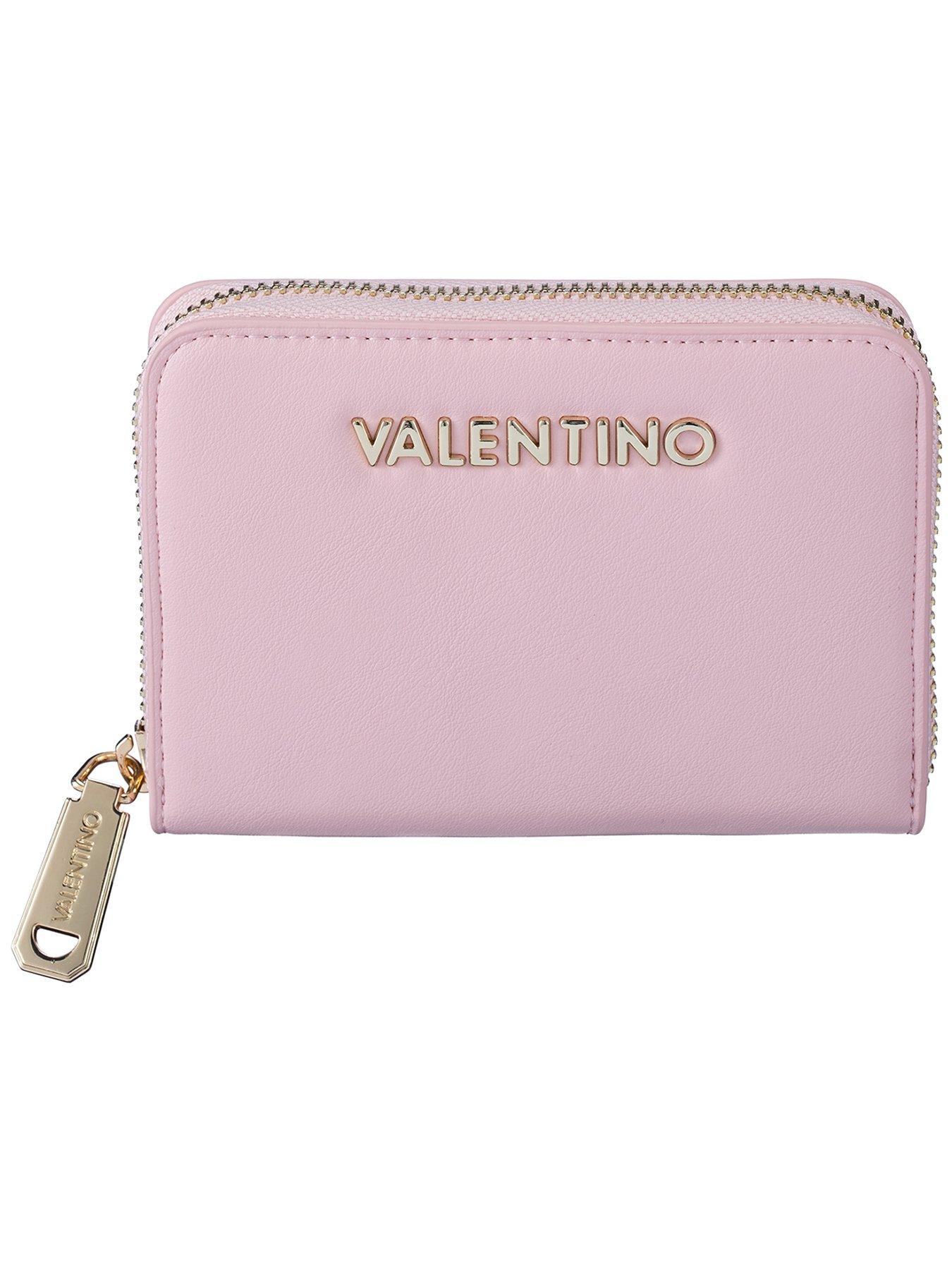 valentino-sunshine-zip-around-purse-pink