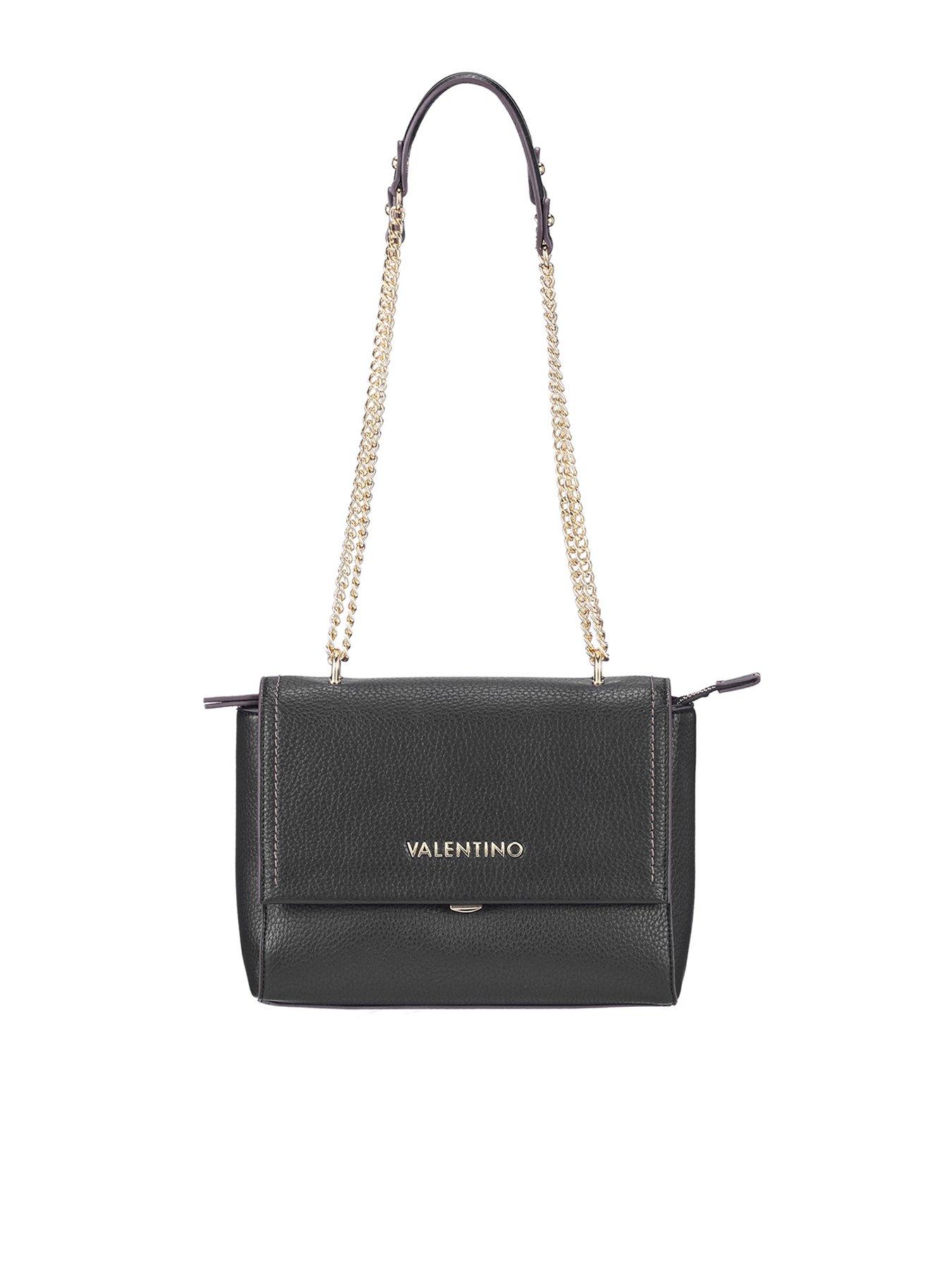 Image 3 of 5 of Valentino Samantha Front Flap Shoulder Bag - Black