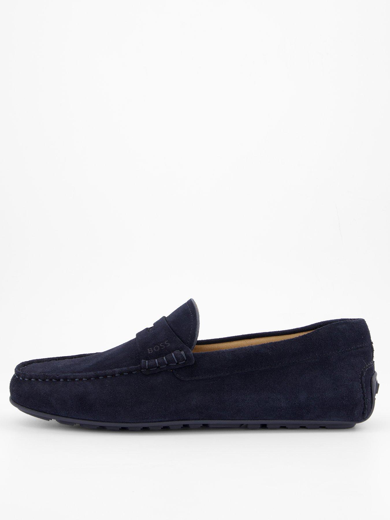undefined Noel Suede Moccasins - Dark Blue