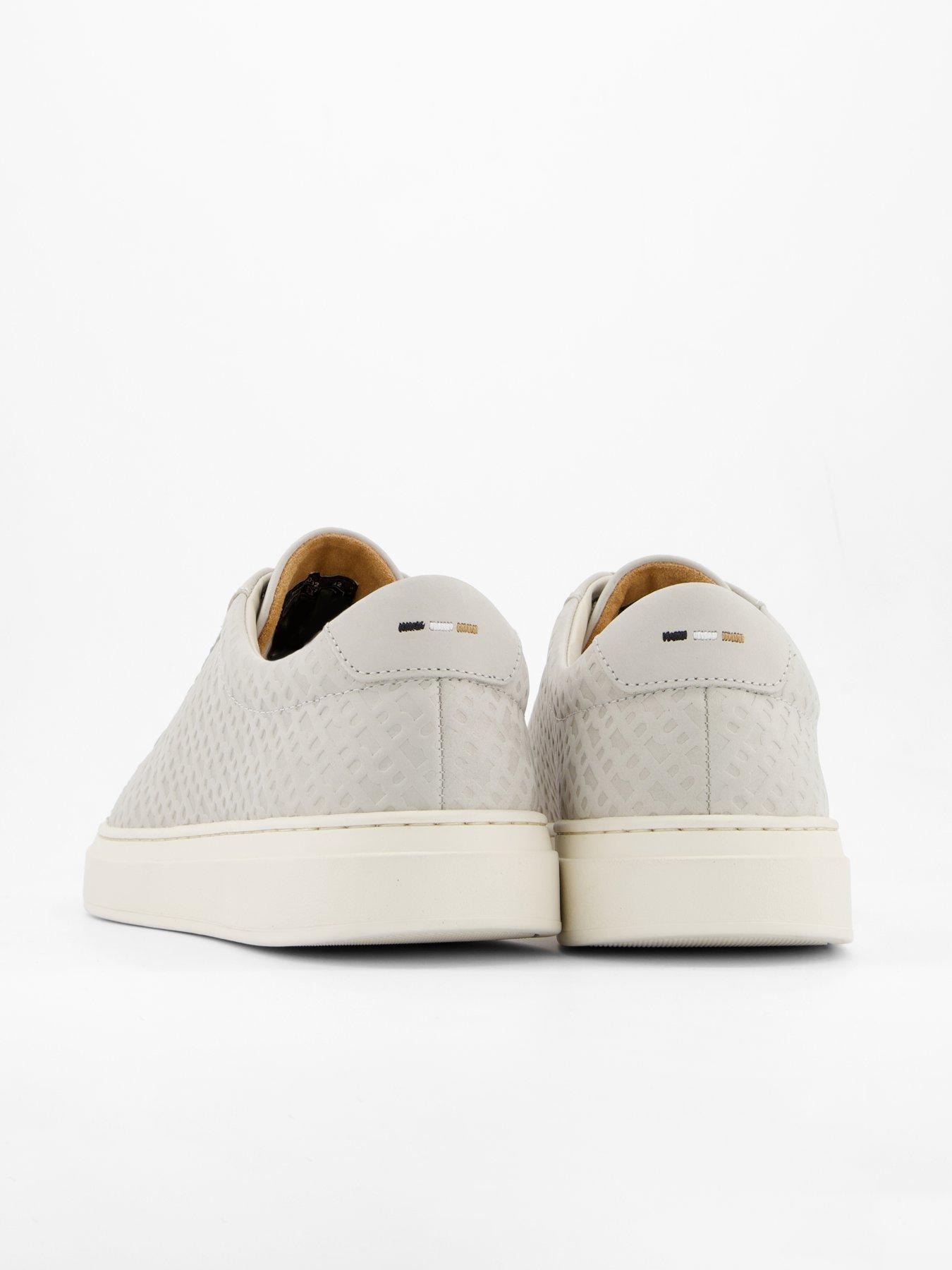 Image 5 of 7 of BOSS Kieran Tennis Leather Trainers - Medium Beige