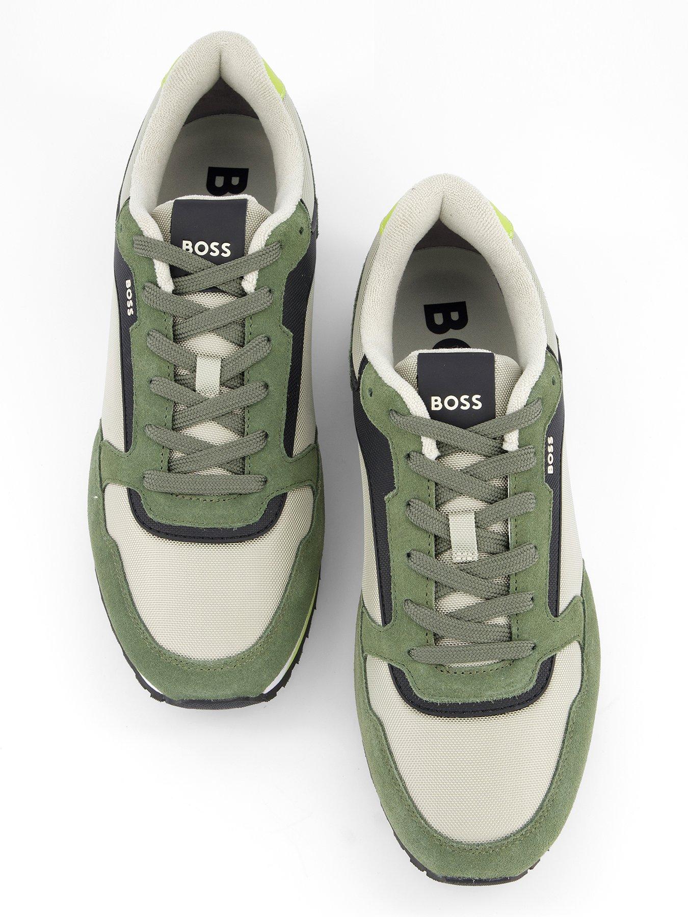 Image 3 of 7 of BOSS Parkour L Running Trainers - Open Green