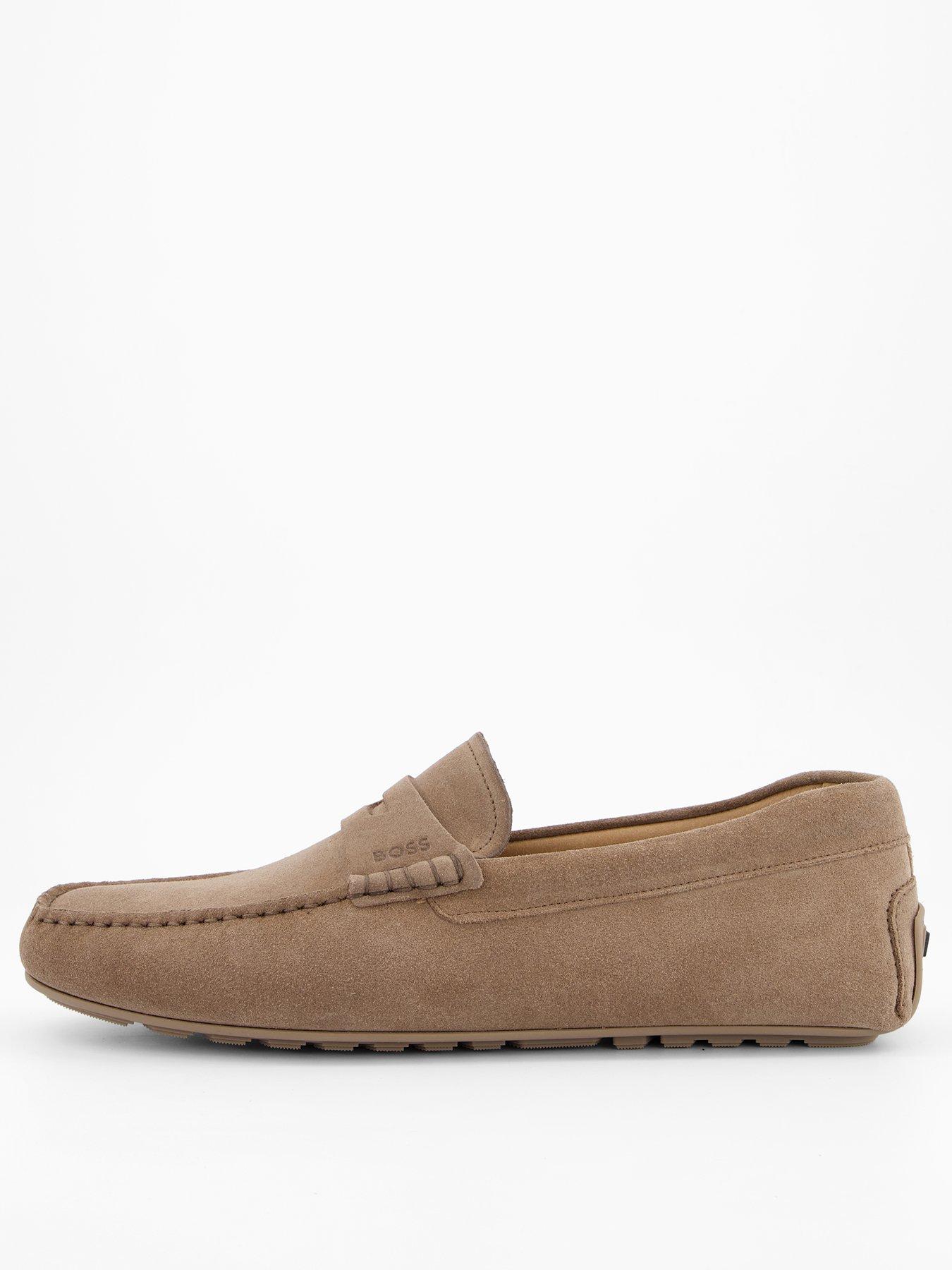 undefined Noel Suede Moccasins - Medium Beige