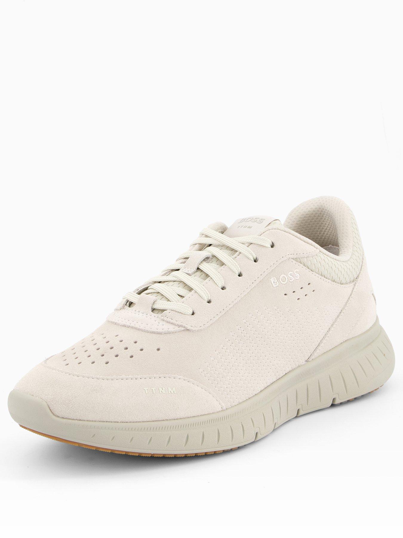 boss-c-ttnm-suede-running-trainers-light-beigestillFront
