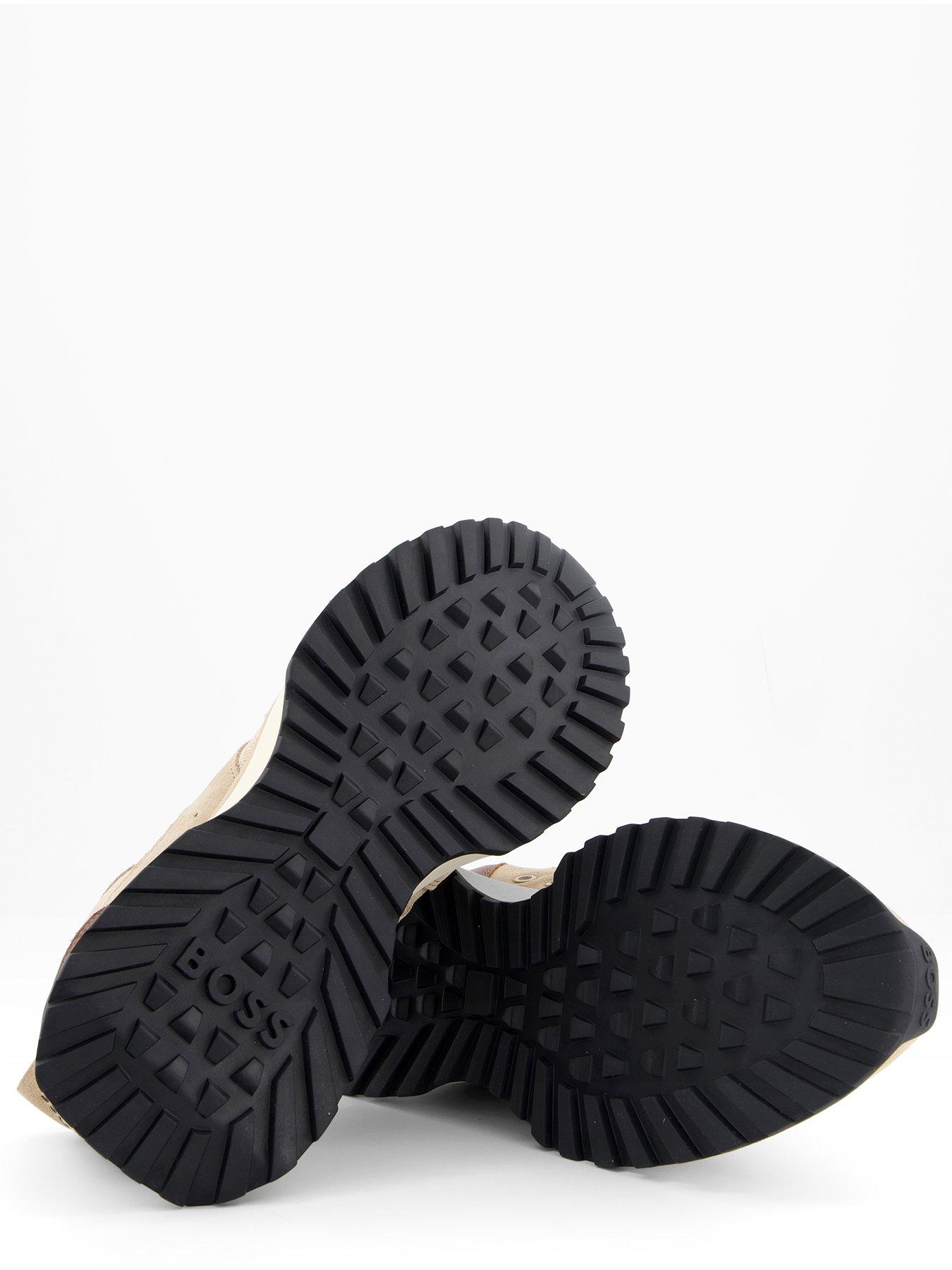 Image 4 of 7 of BOSS Jonah Running Trainers - Open Beige