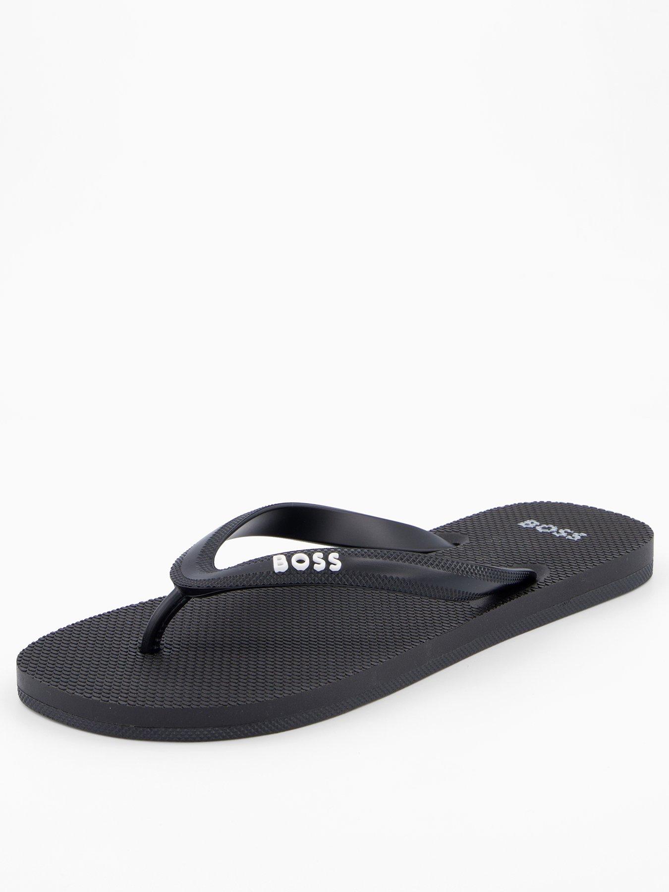 BOSS Tracy Flip Flops - Black