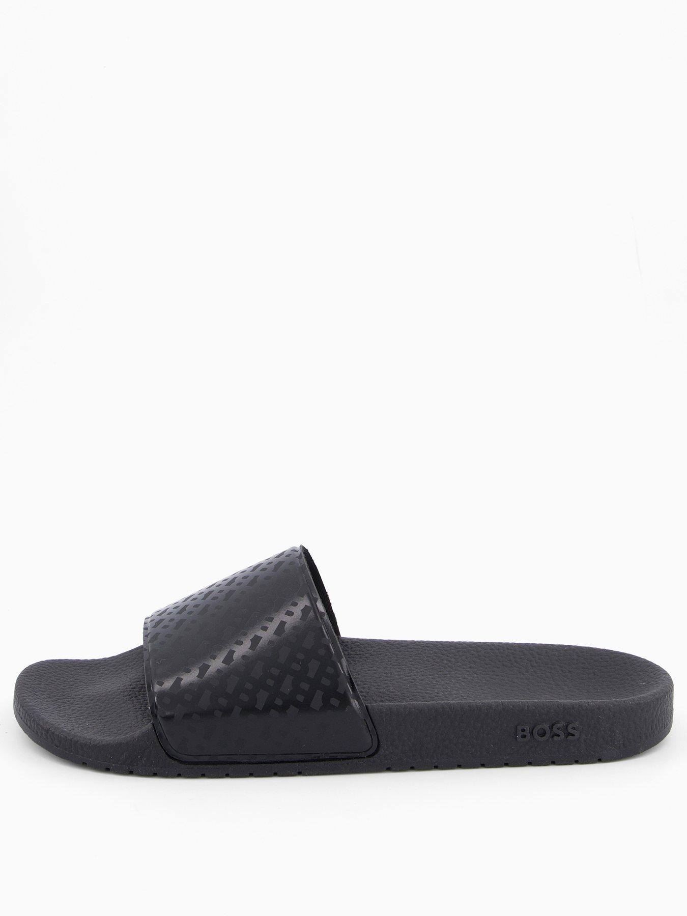 Image 2 of 6 of BOSS Aryeh Sliders - Black