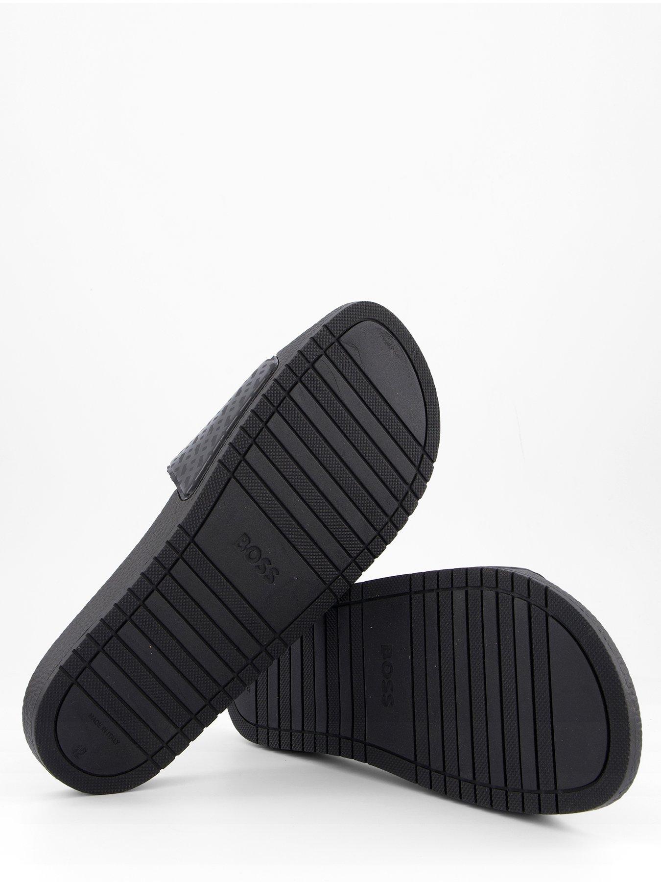 Image 4 of 6 of BOSS Aryeh Sliders - Black
