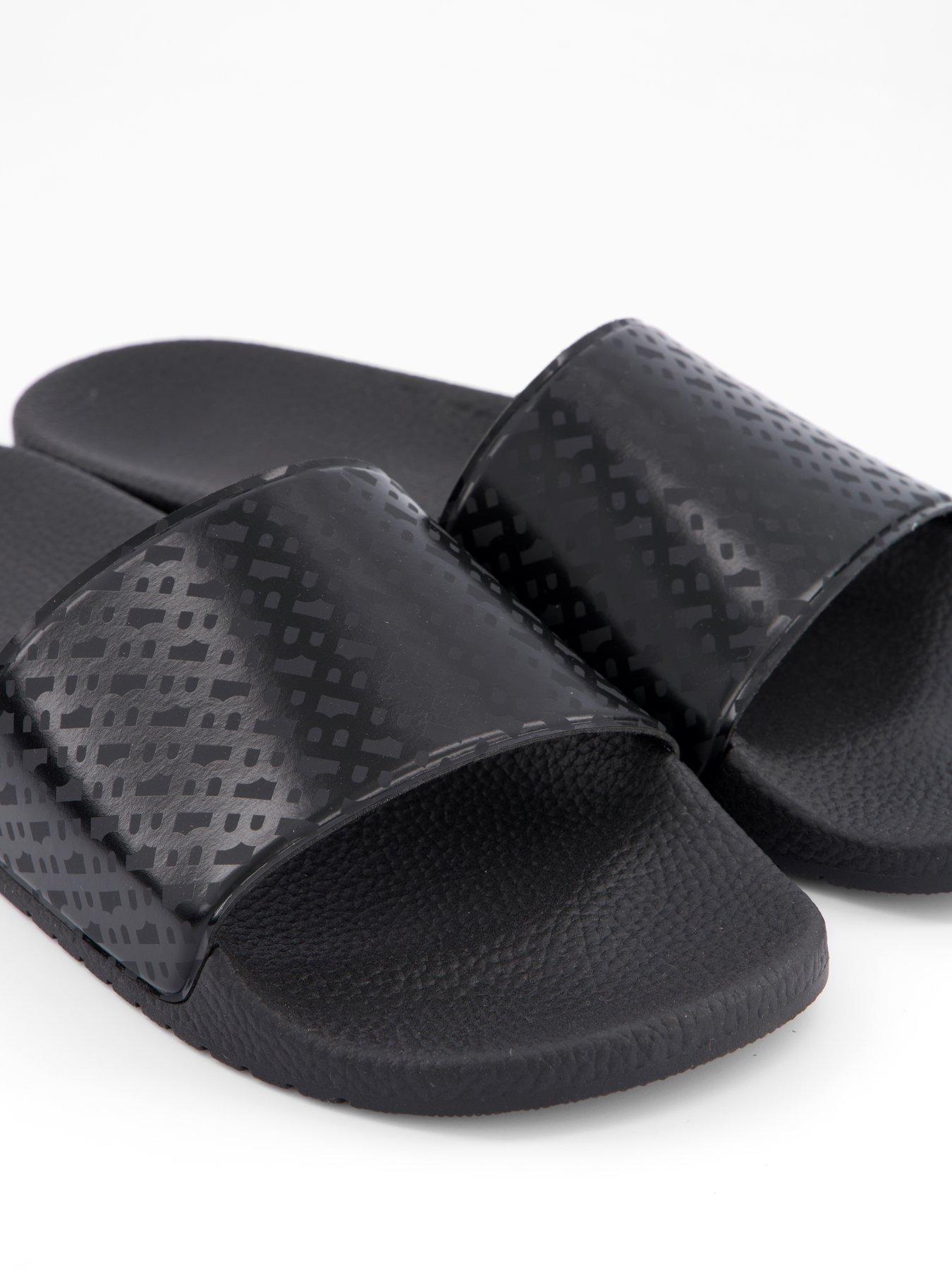 Image 5 of 6 of BOSS Aryeh Sliders - Black