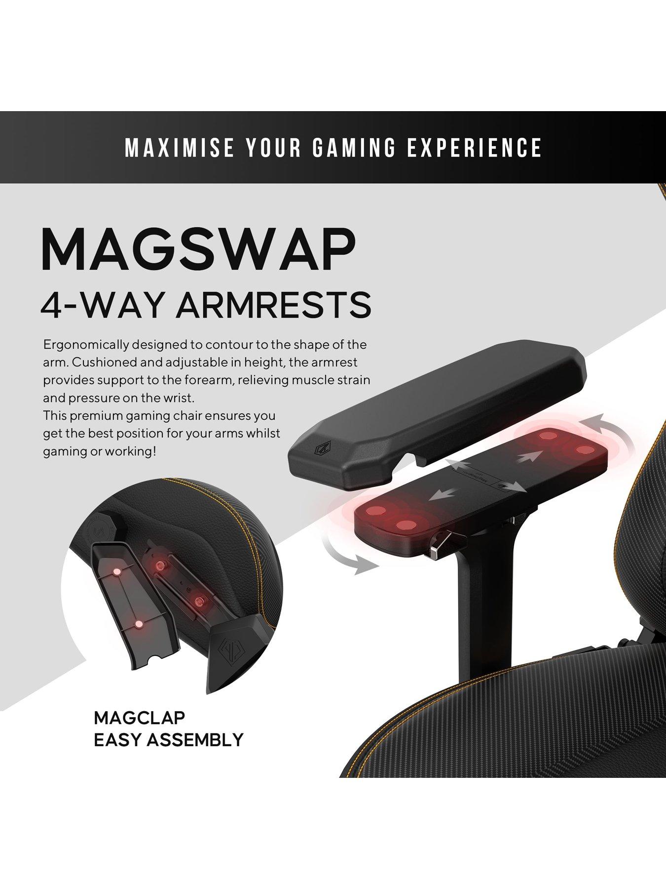 Image 3 of 7 of Andaseat Kaiser Series 3 Premium Gaming Chair Black
