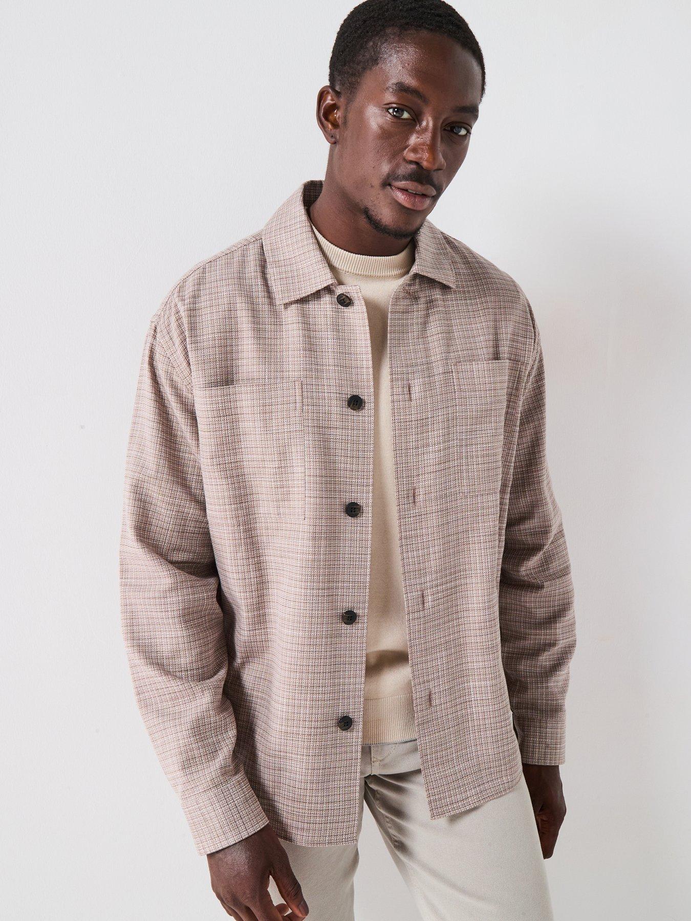 Selected Homme Henry Relaxed Fit Overshirt - Sand Mix