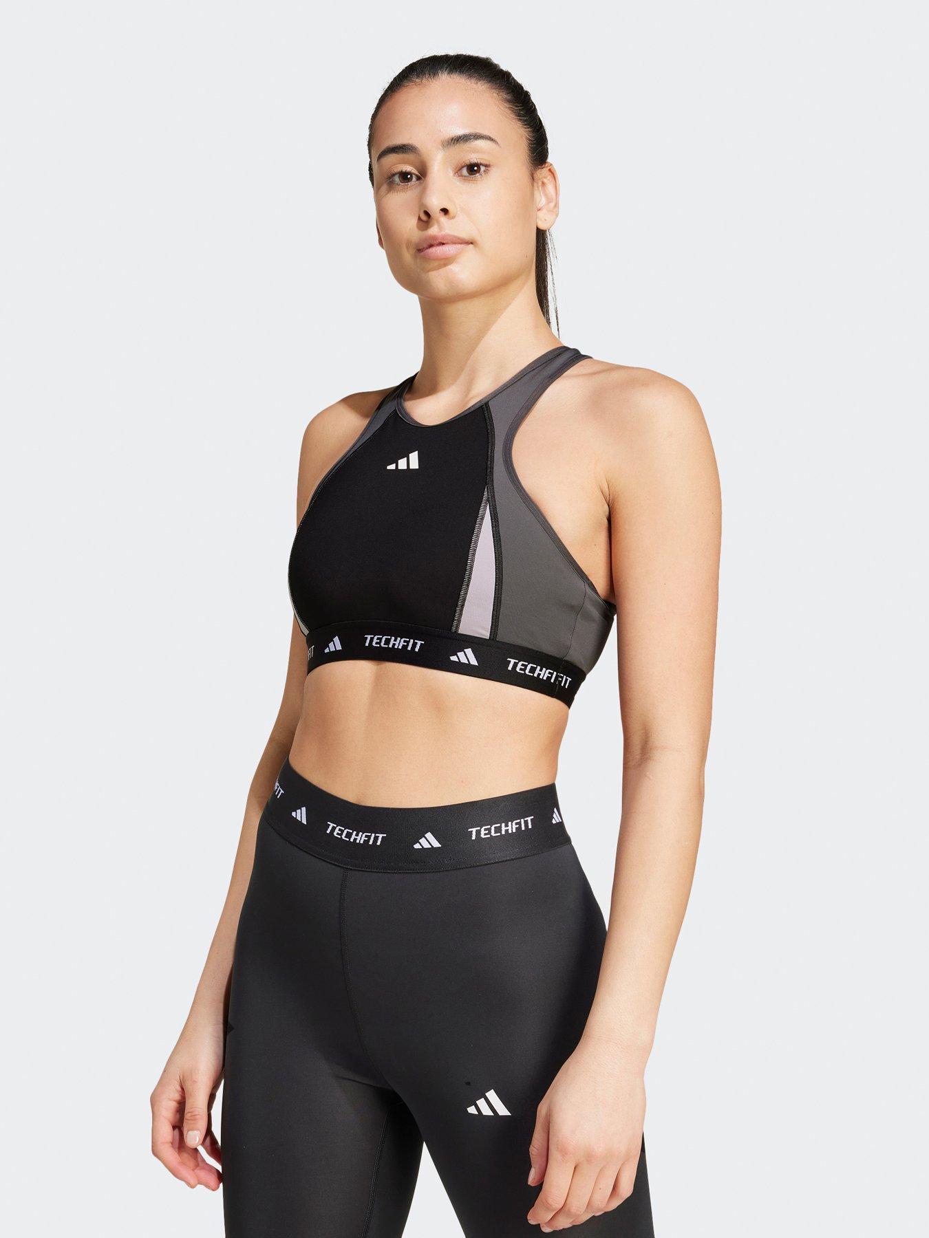 adidas Women's Techfit Medium Support Bra - Black