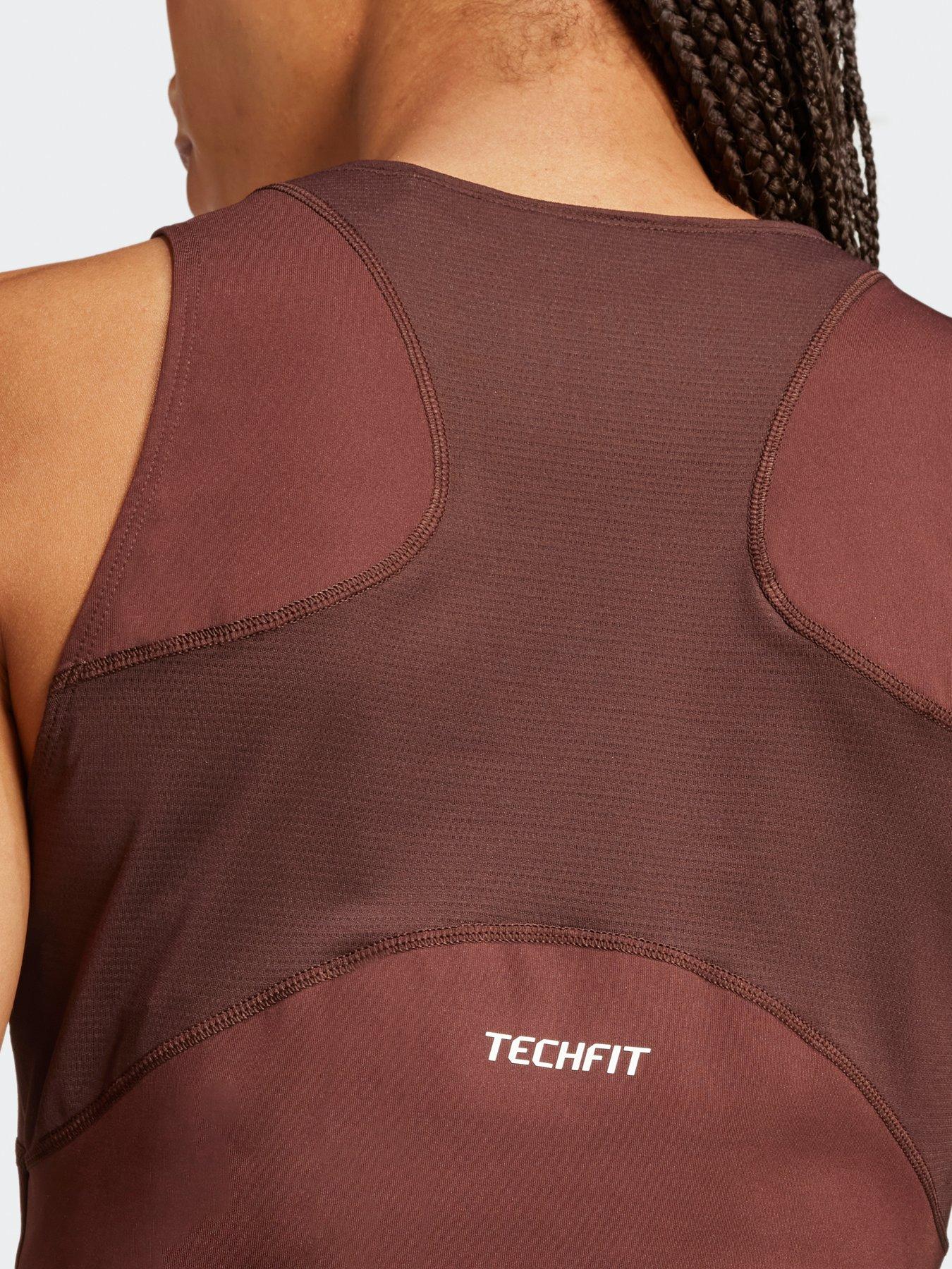 adidas-womens-techfit-cropped-training-tank-top-browndetail