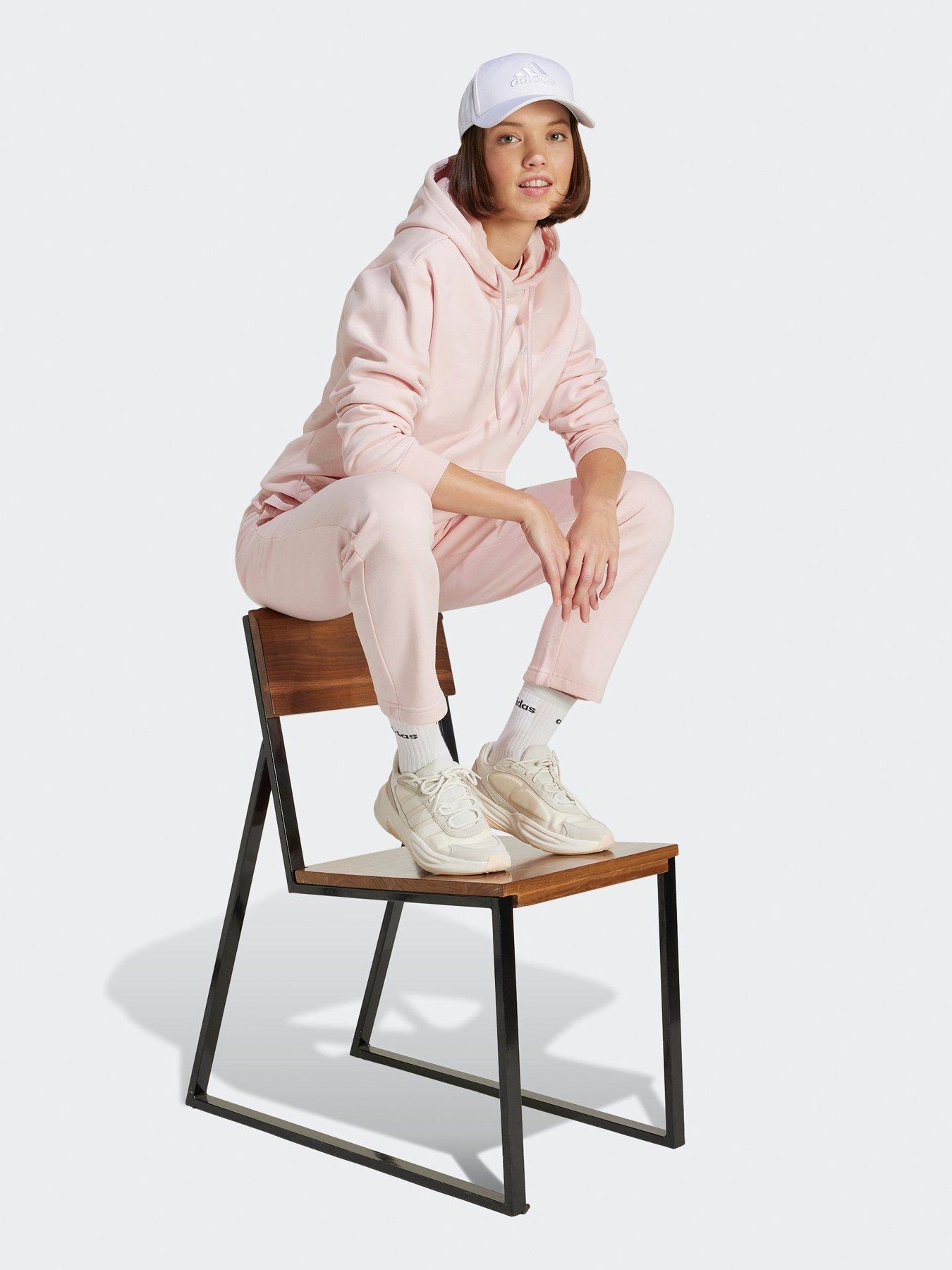 adidas-sportswear-womens-essentials-small-logo-feel-cozy-hoodie-pinkback