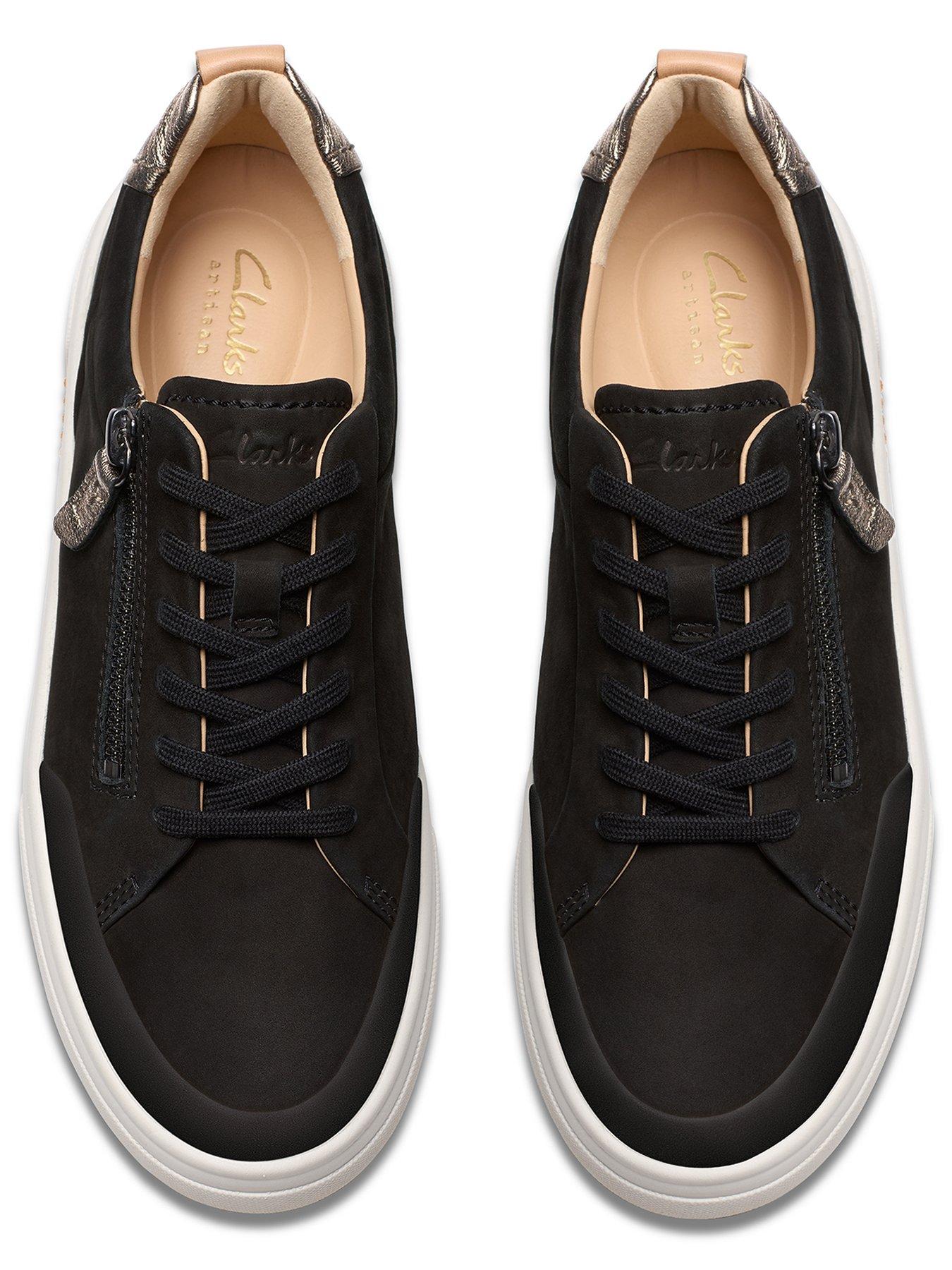 Image 4 of 7 of Clarks Hollyhock Zip Trainer - Black