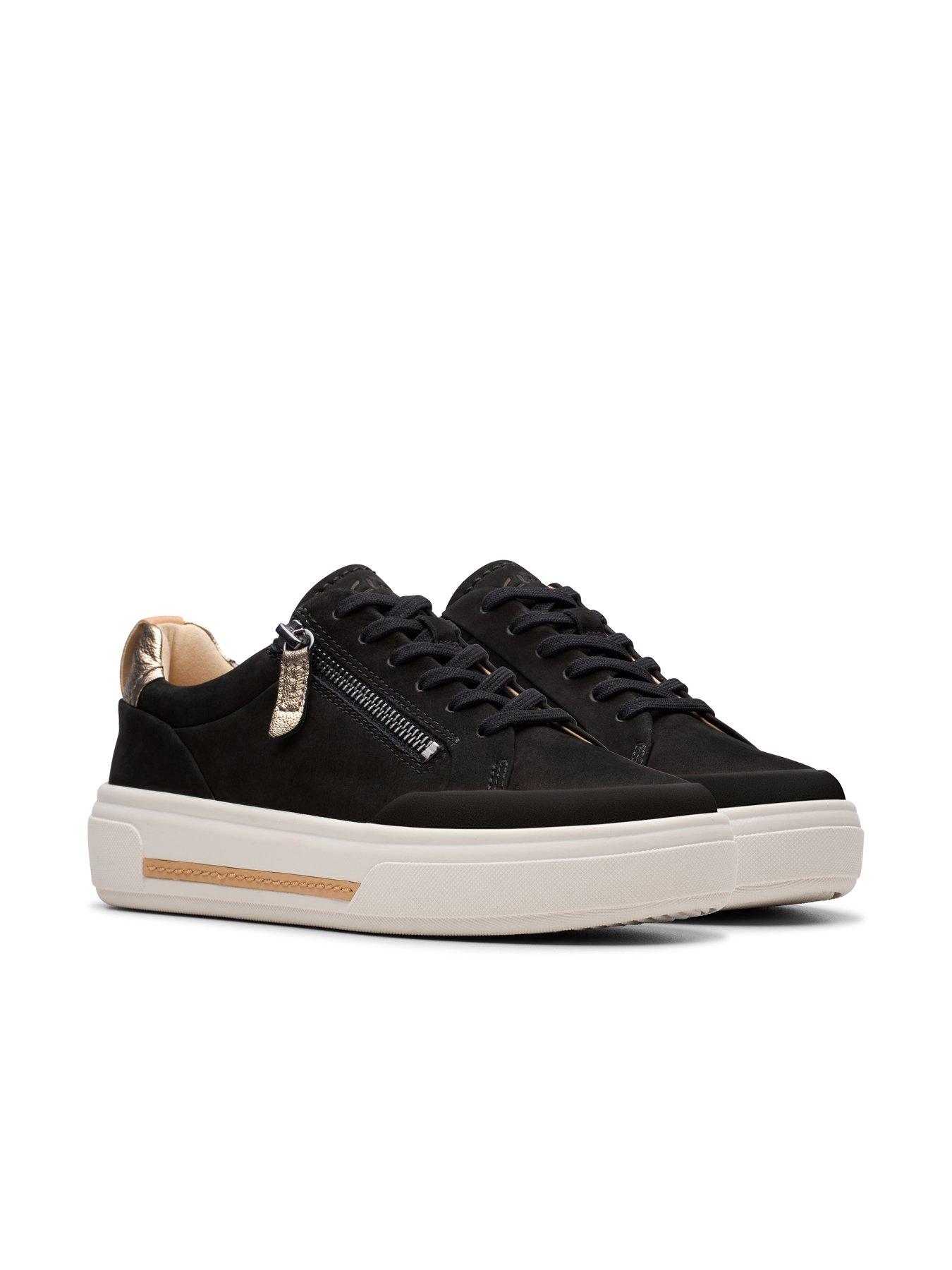 Image 7 of 7 of Clarks Hollyhock Zip Trainer - Black