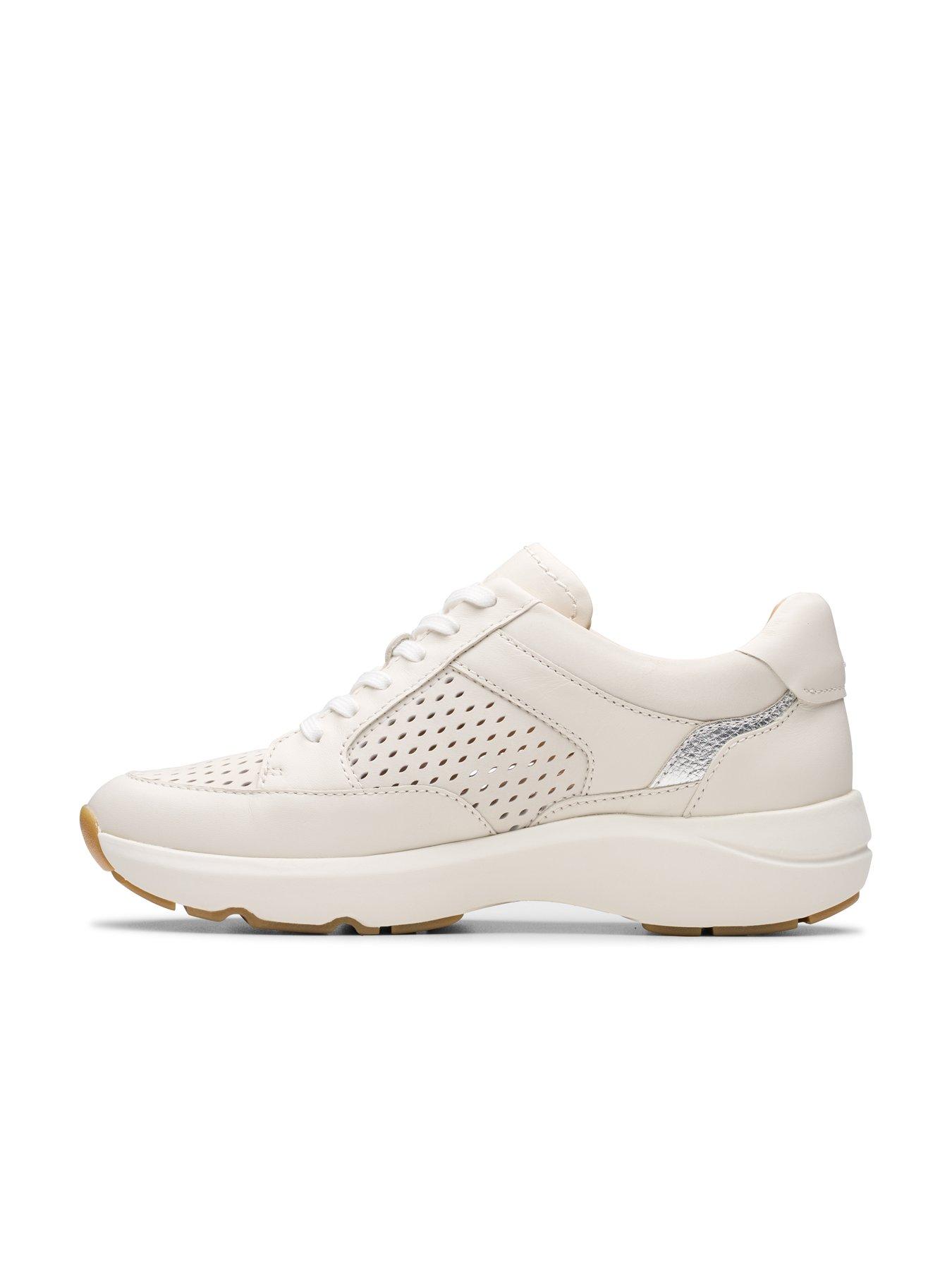 Image 6 of 7 of Clarks Tivoli Walk Mesh Trainer - White