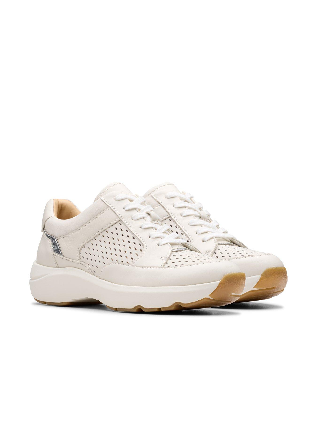 Image 7 of 7 of Clarks Tivoli Walk Mesh Trainer - White
