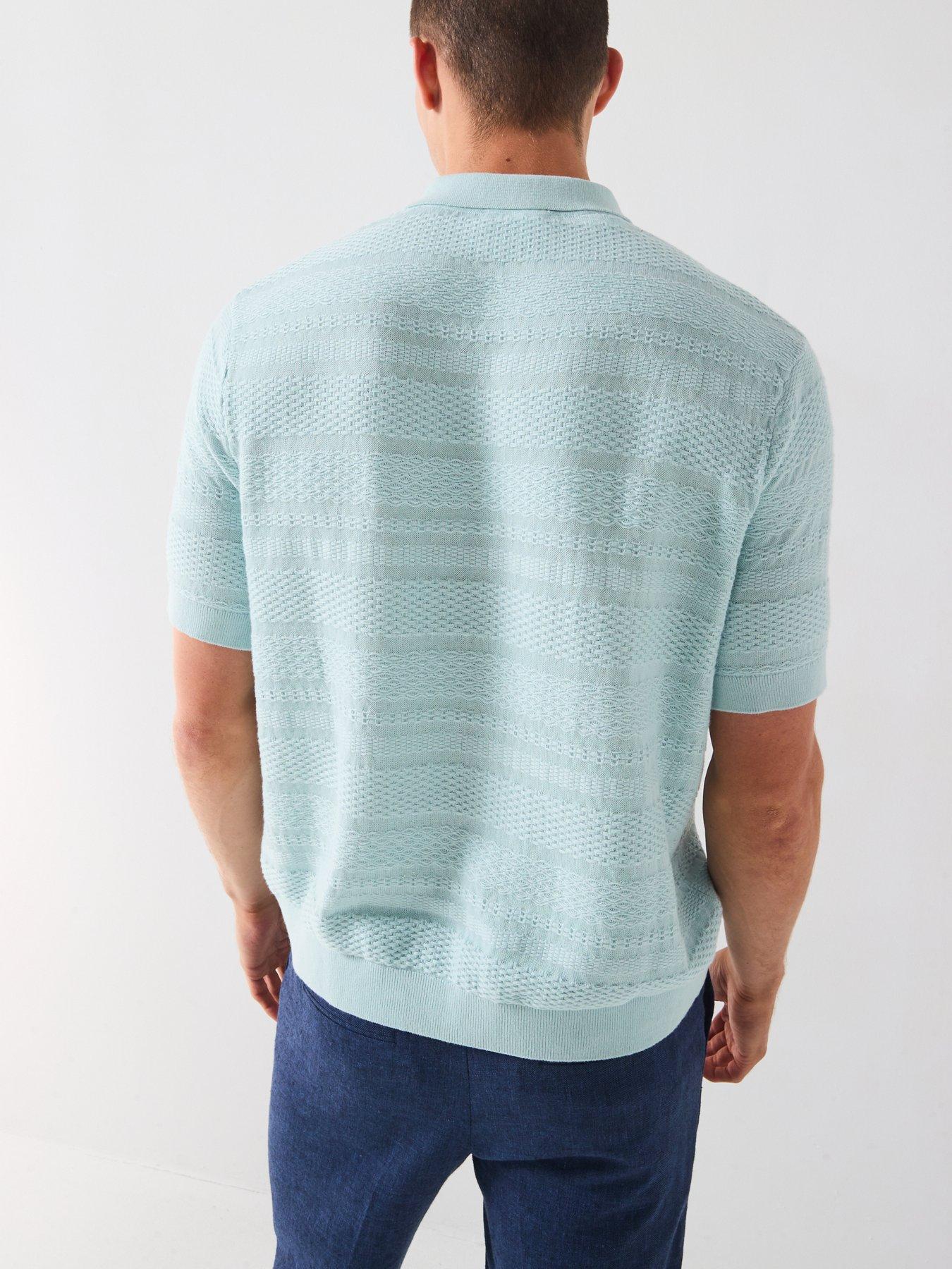 selected-homme-foam-short-sleeve-structured-knitted-polo-shirt-light-bluestillFront