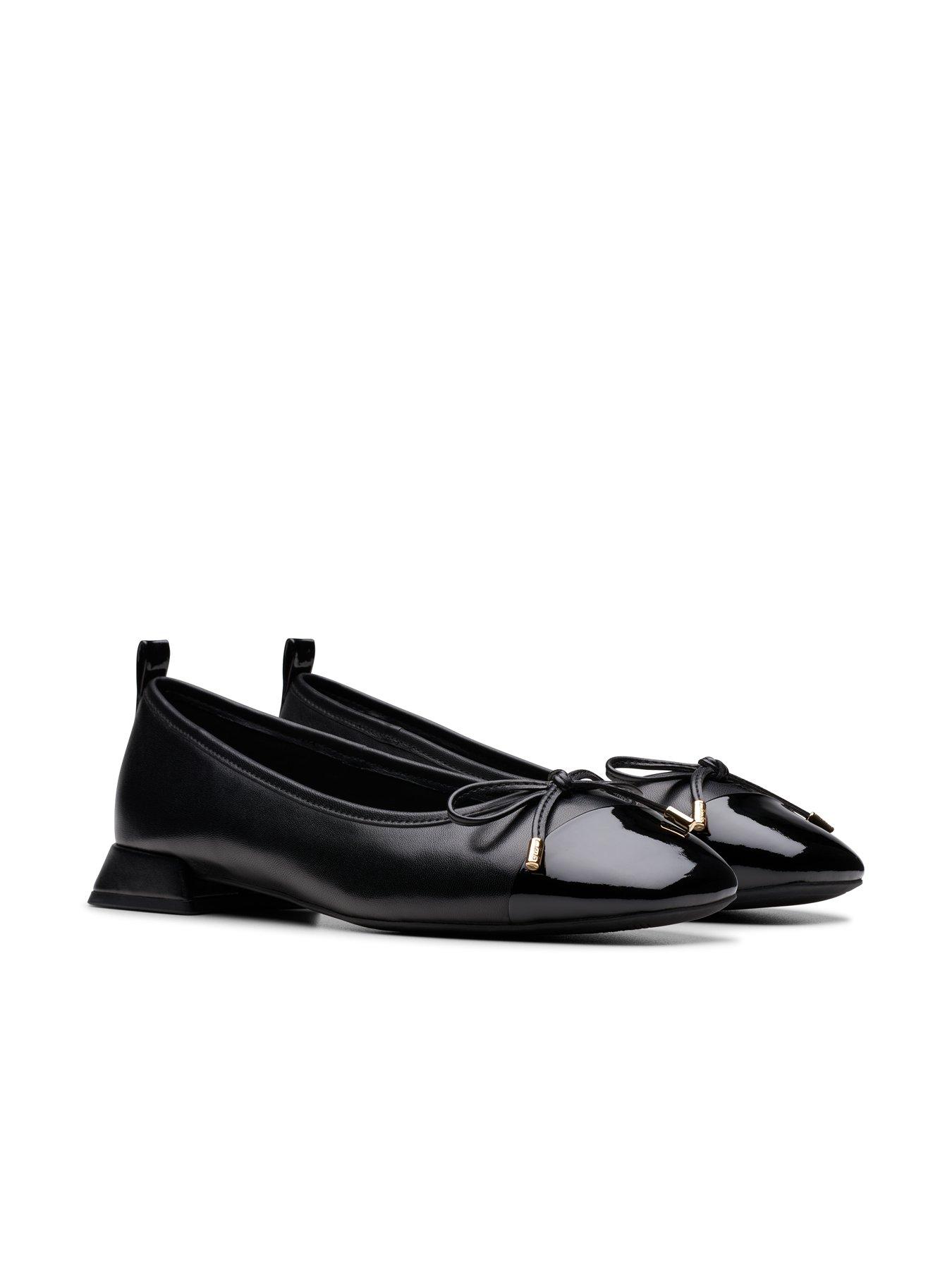 Image 7 of 7 of Clarks Ubree 15 Poppy Leather Ballerina - Black