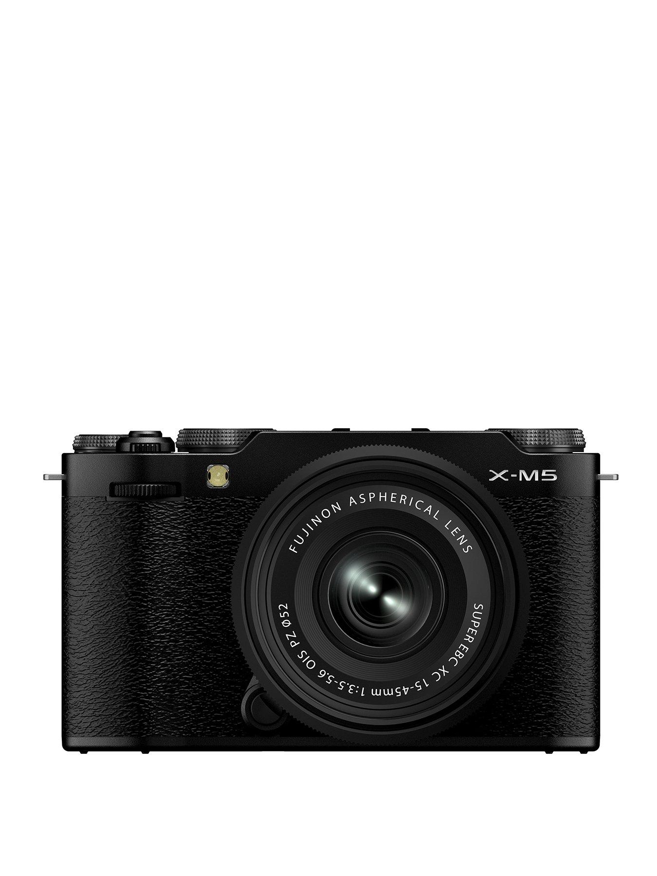 undefined Fujifilm X-M5 CSC Digital Camera with XC 15-45mm F3.5-5.6 OIS PZ Lens - Black