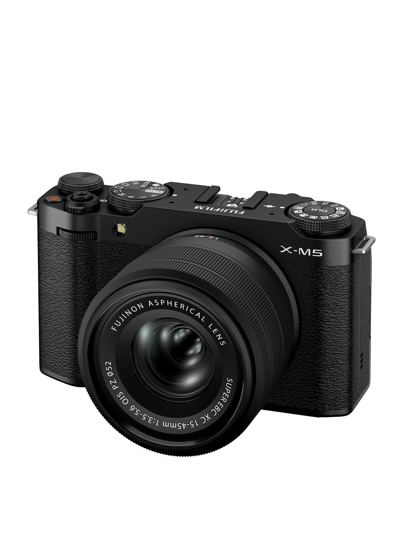 fujifilm-fujifilm-x-m5-csc-digital-camera-with-xc-15-45mm-f35-56-ois-pz-lens-blackstillFront