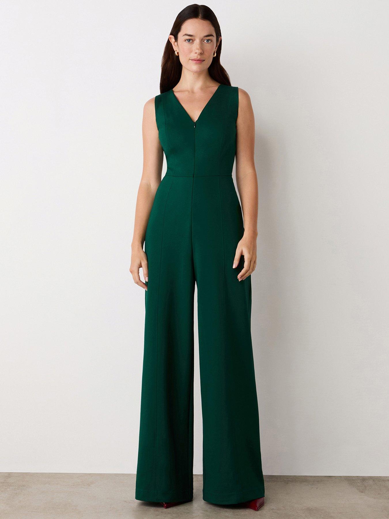 finery-effie-ponte-jersey-jumpsuit-green