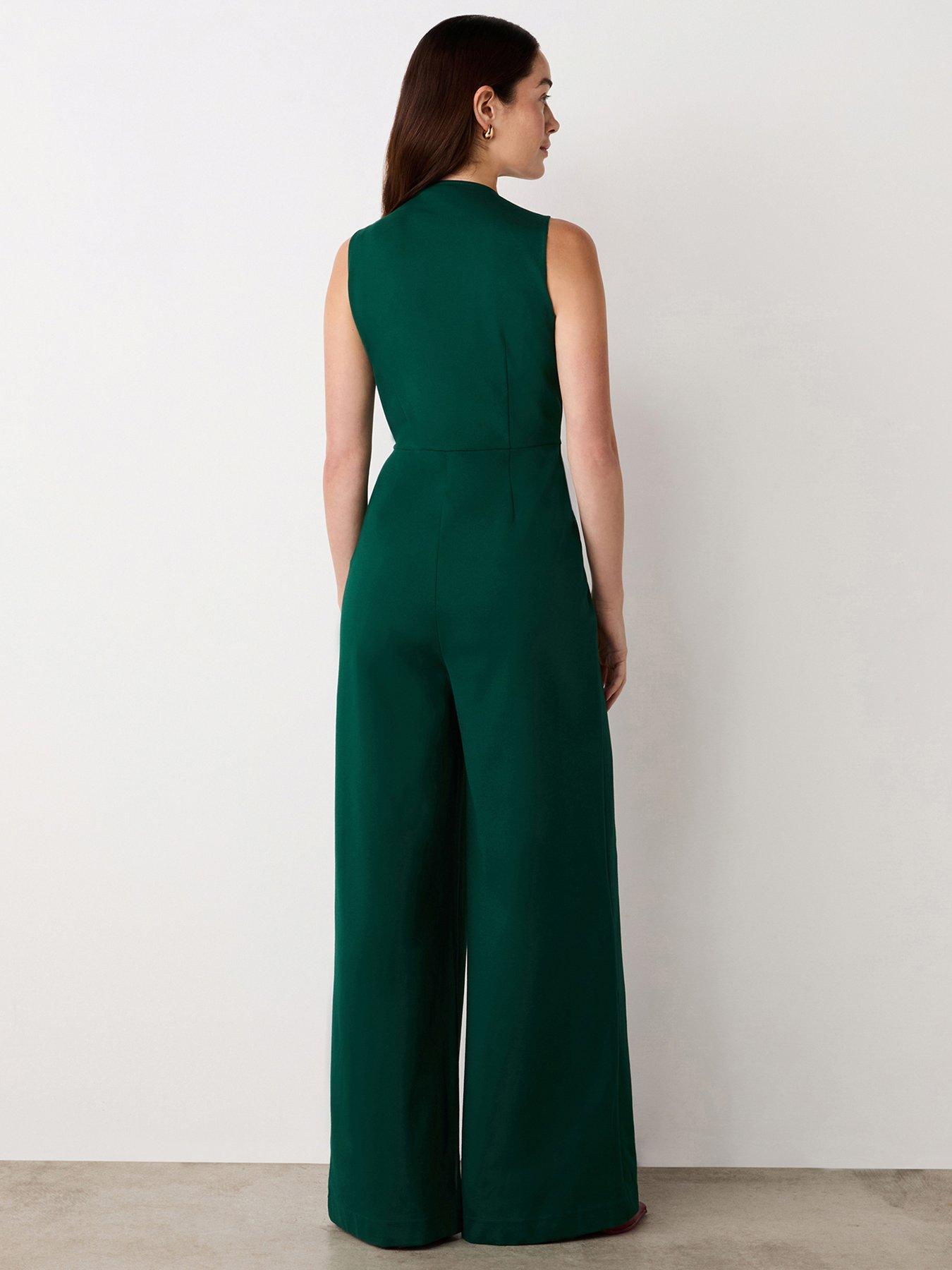 finery-effie-ponte-jersey-jumpsuit-greenstillFront