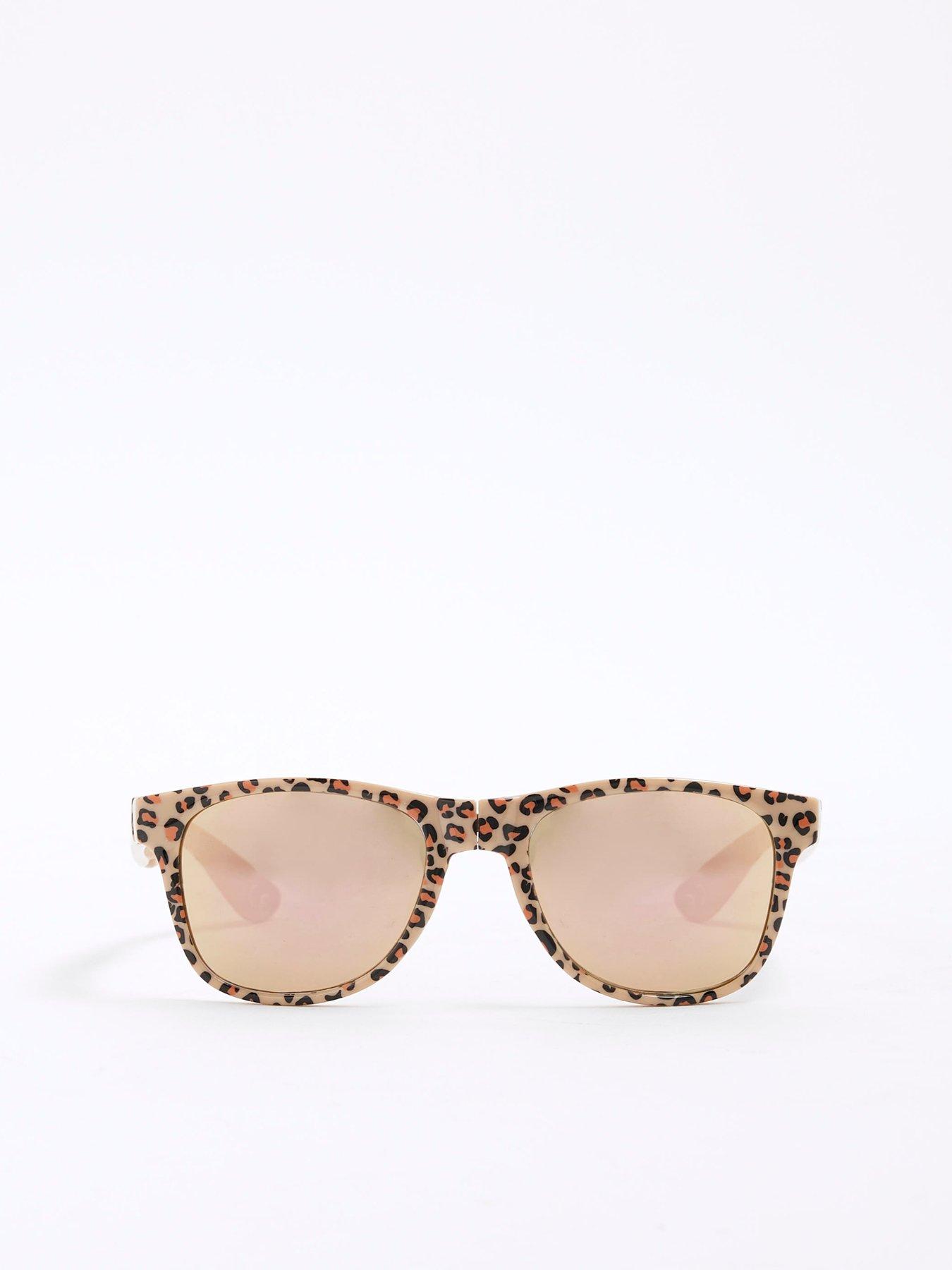 Image 2 of 4 of River Island Girls Foldable&nbsp;Sunglasses - Leopard Brown