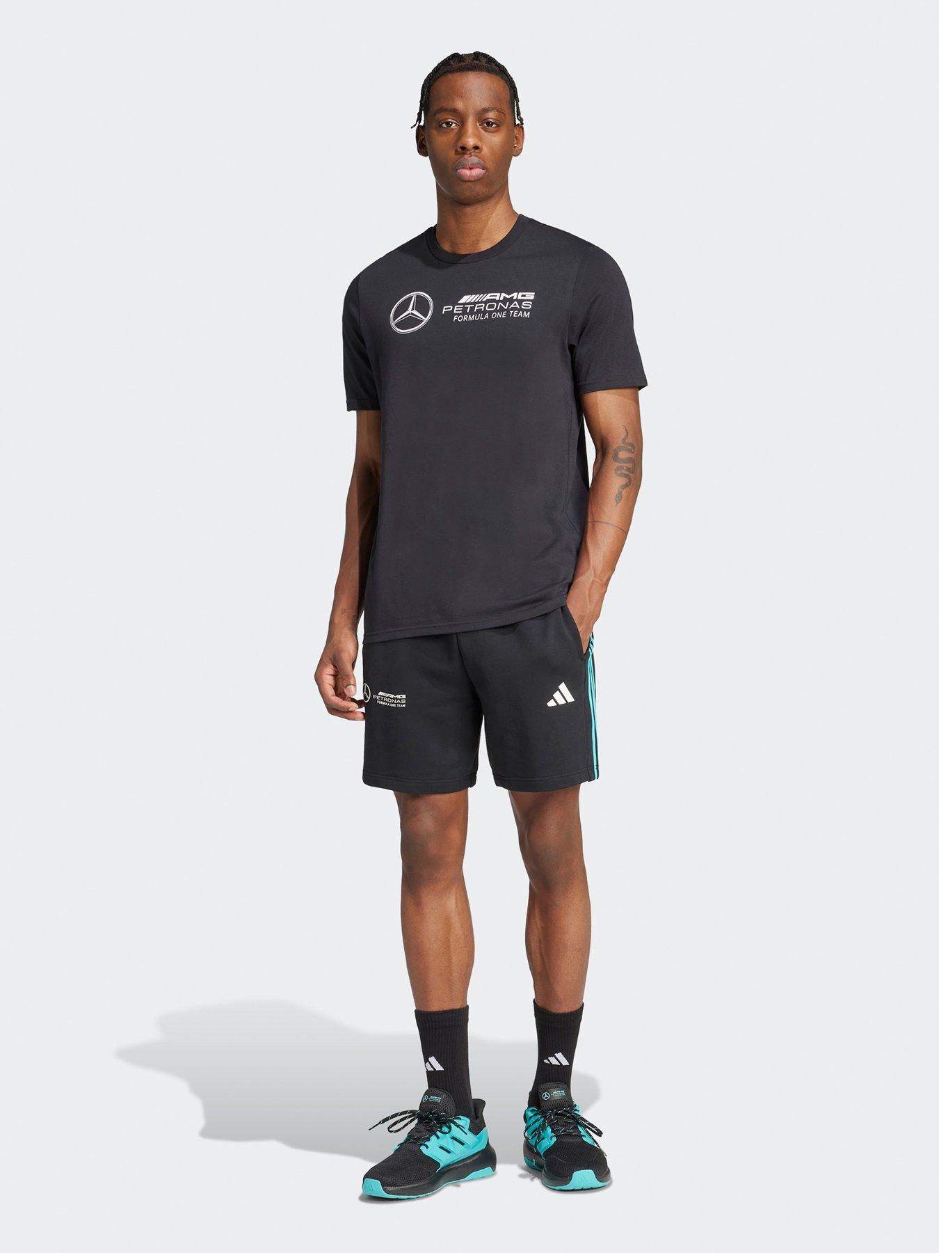 Image 3 of 5 of adidas Men's Mercedes DNA Shorts - Black