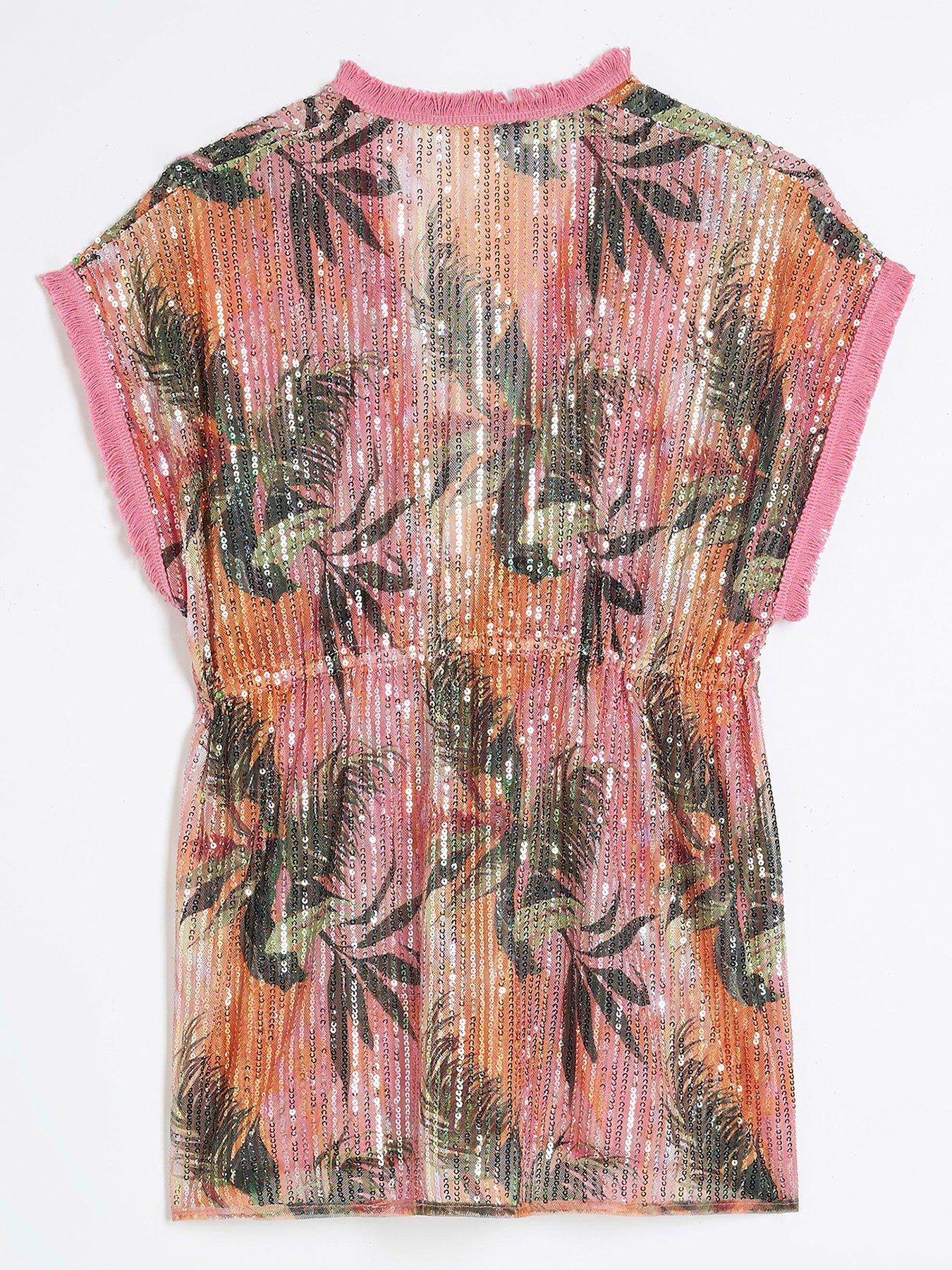 river-island-girls-palm-tree-embellished-kaftan-pinkback