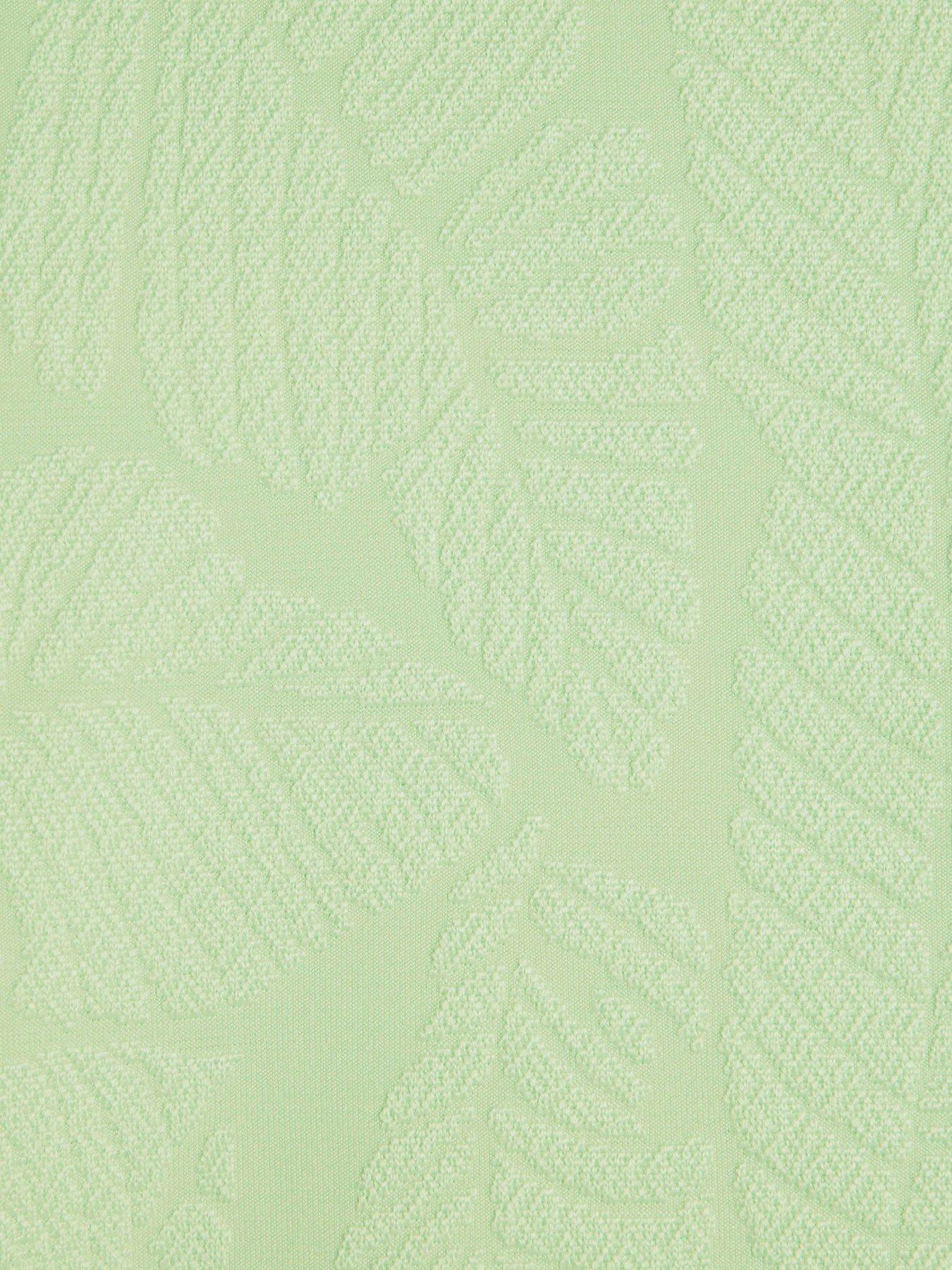 Image 4 of 4 of River Island Girls Textured T-shirt Bikini Set - Lime Green