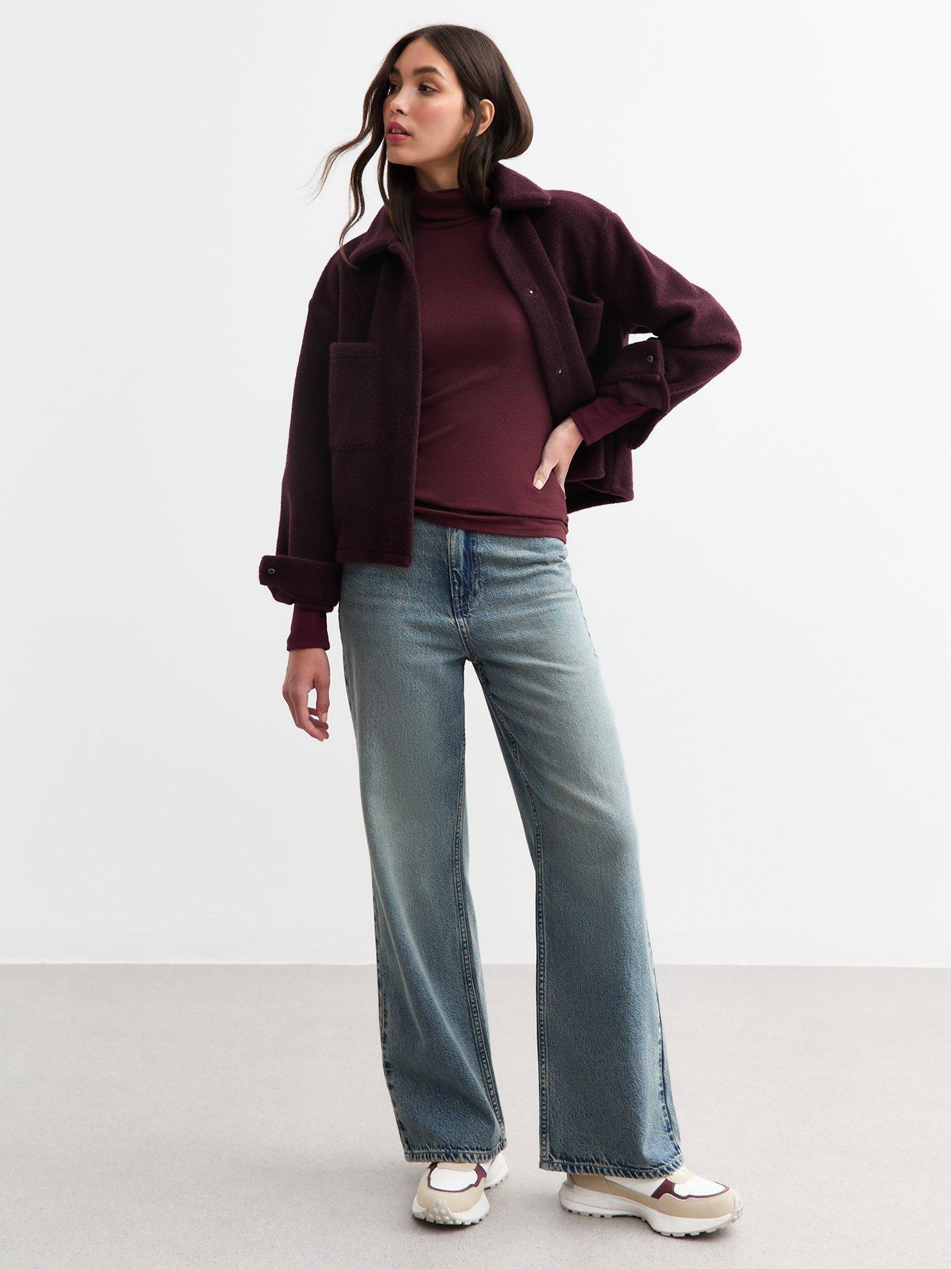 new-look-burgundy-rib-roll-neck-topback