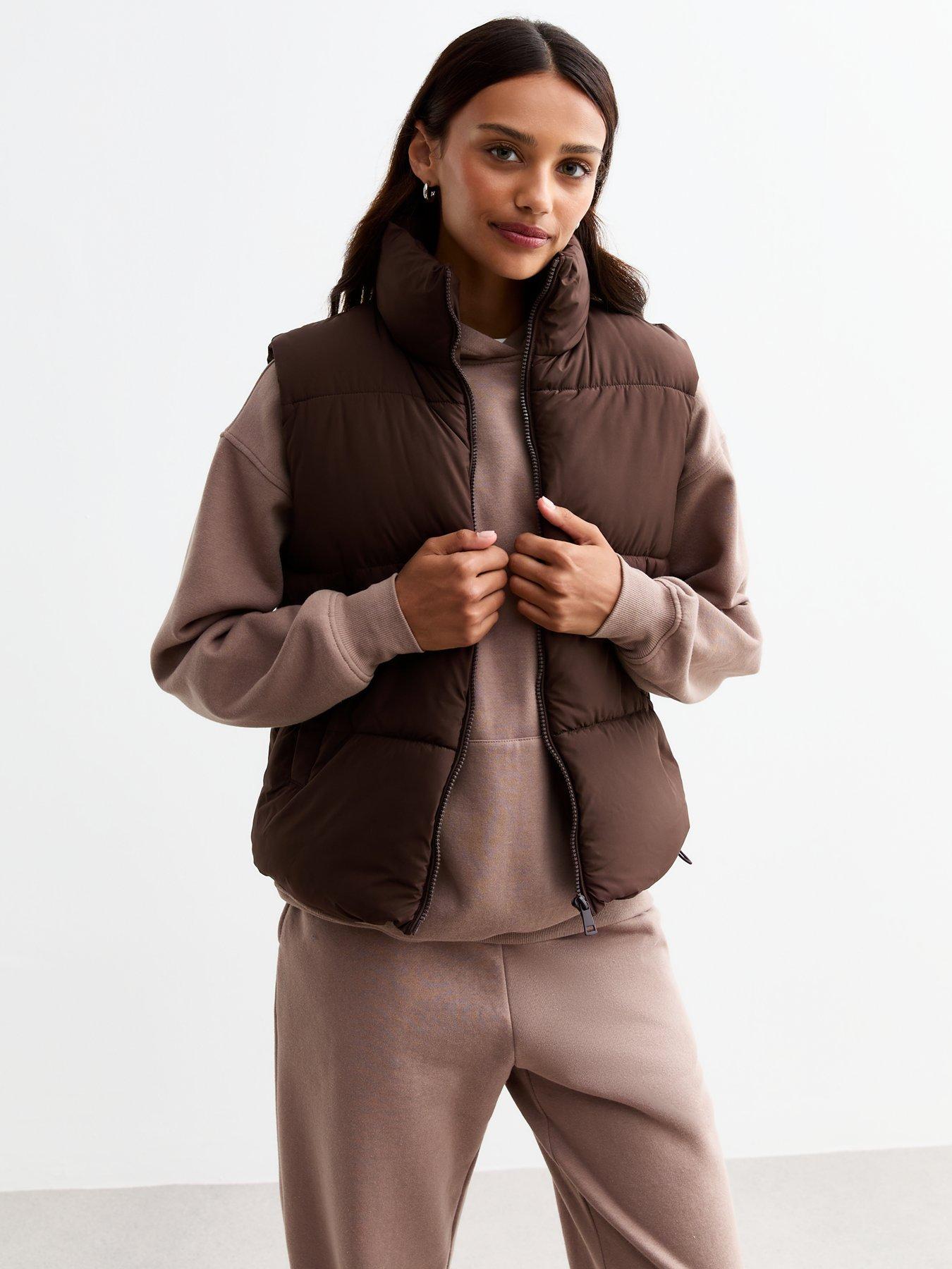 new-look-brown-crop-puffer-gilet