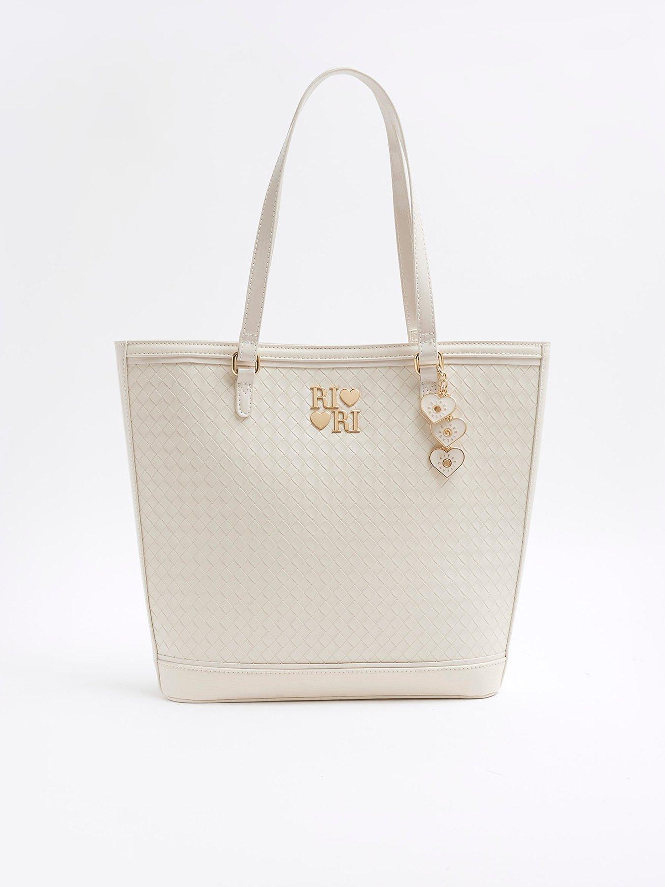 river-island-girls-faux-leather-weave-shoulder-bag-cream