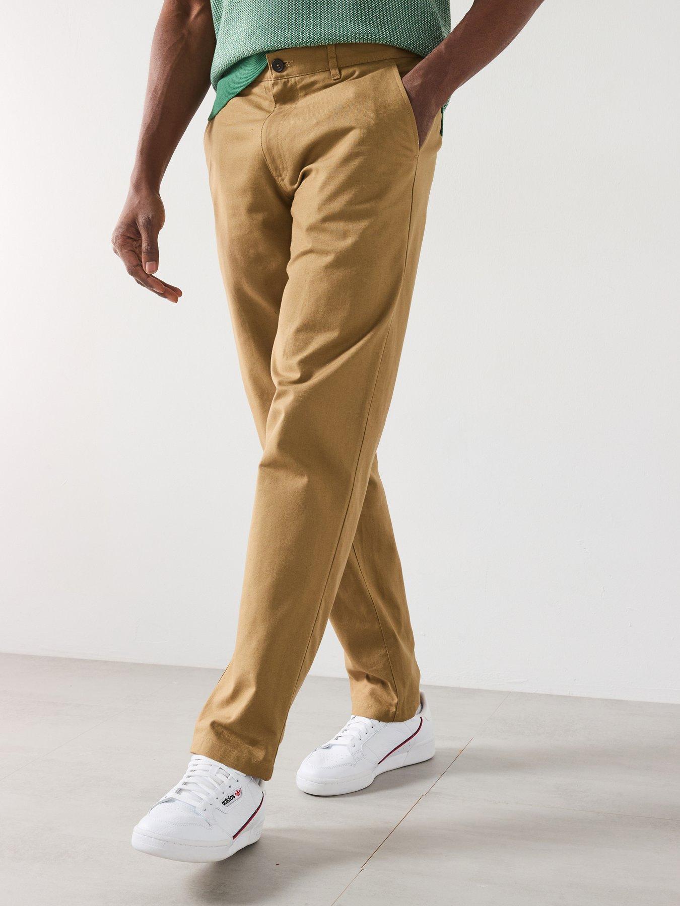 undefined Norwood Hopsack Regular Fit Chinos - Beige