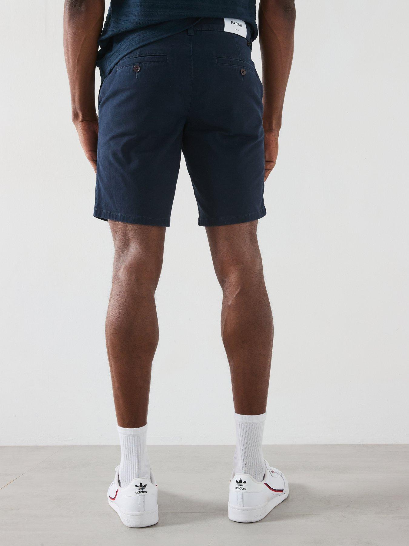 farah-hawk-twill-shorts-navystillFront