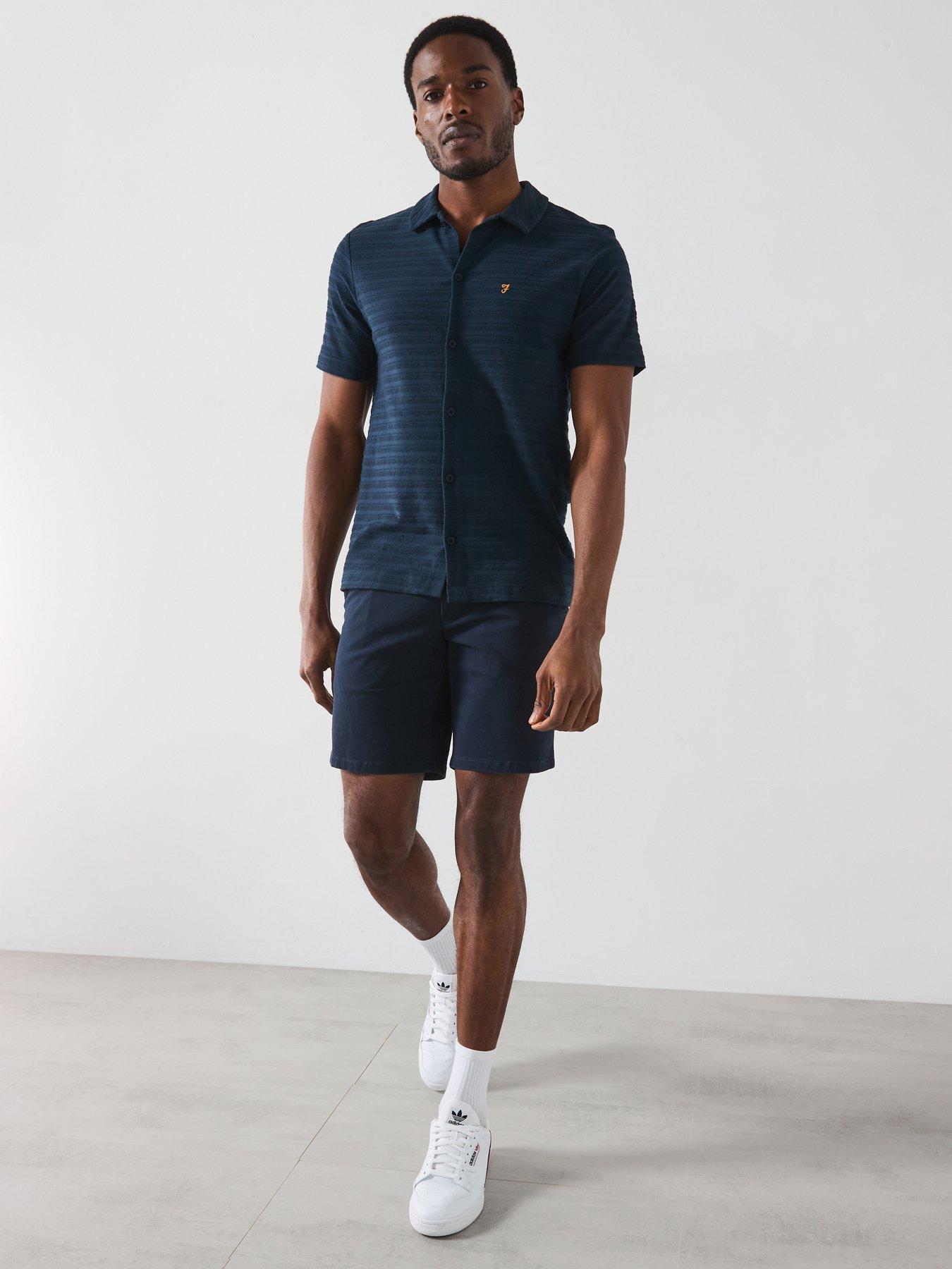 farah-hawk-twill-shorts-navyback